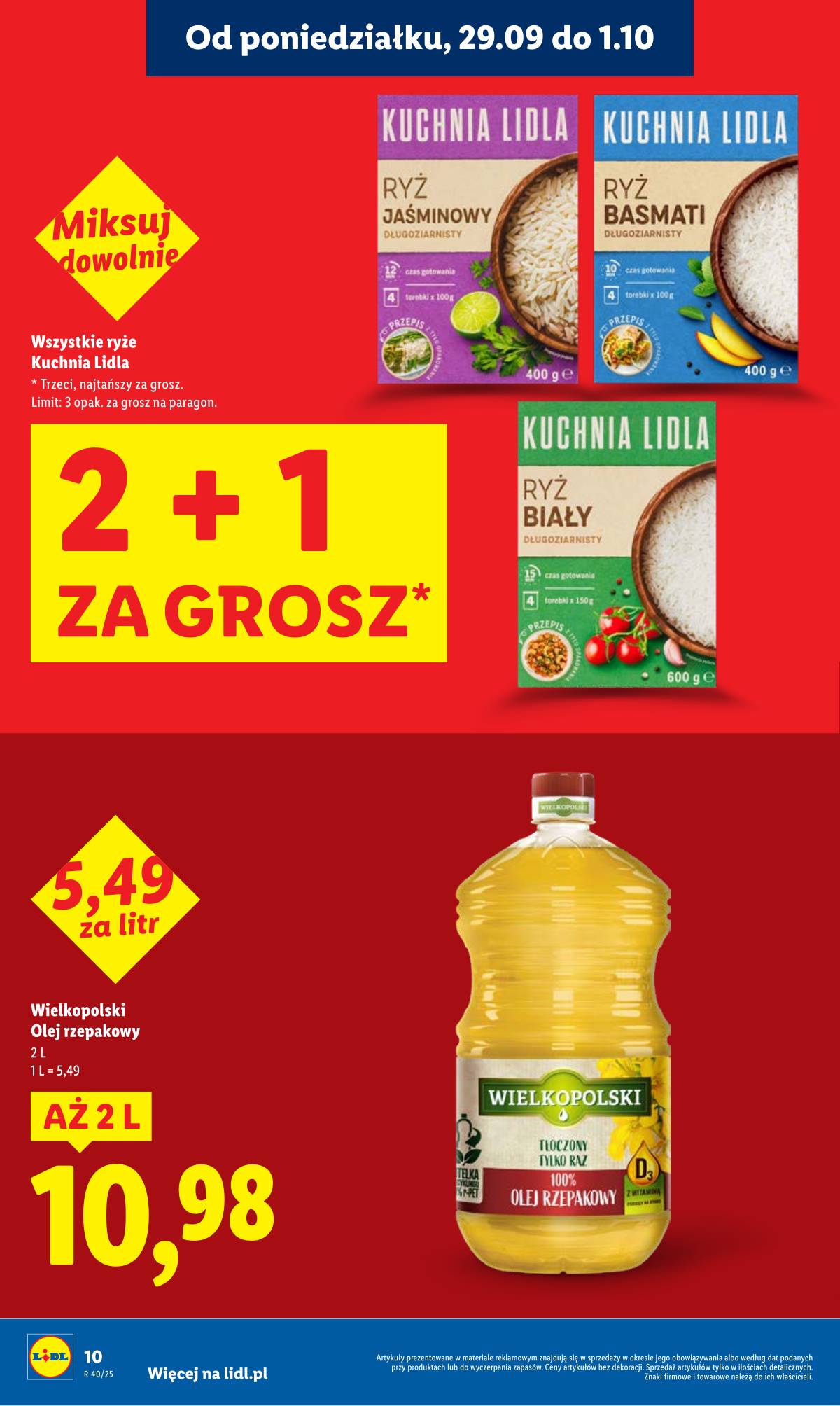 Lidl Lenkija - OFERTA WAŻNA OD 29.09 DO 01.10 10 puslapis