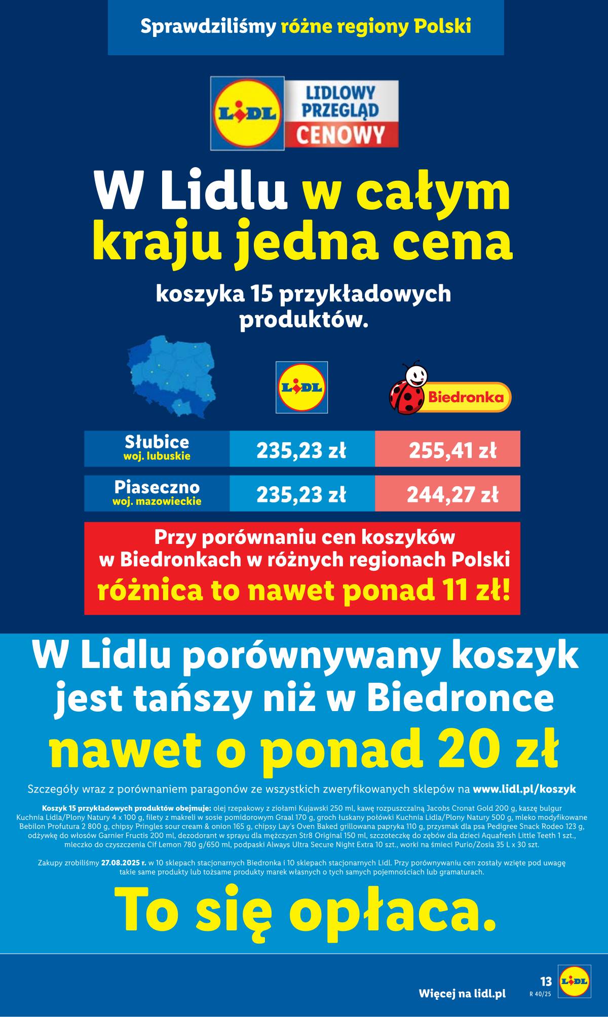 Lidl Lenkija - OFERTA WAŻNA OD 29.09 DO 01.10 13 puslapis