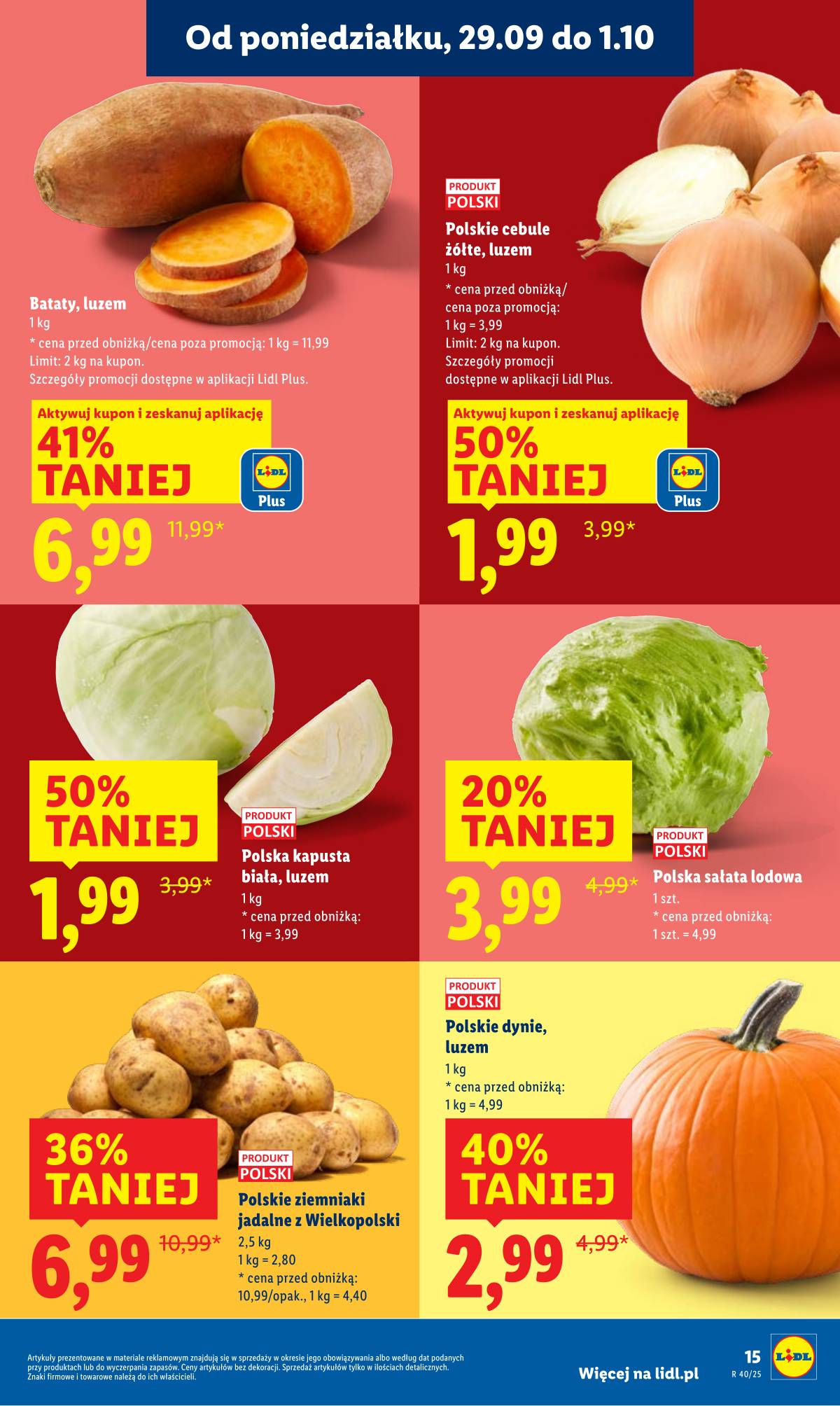 Lidl Lenkija - OFERTA WAŻNA OD 29.09 DO 01.10 19 puslapis