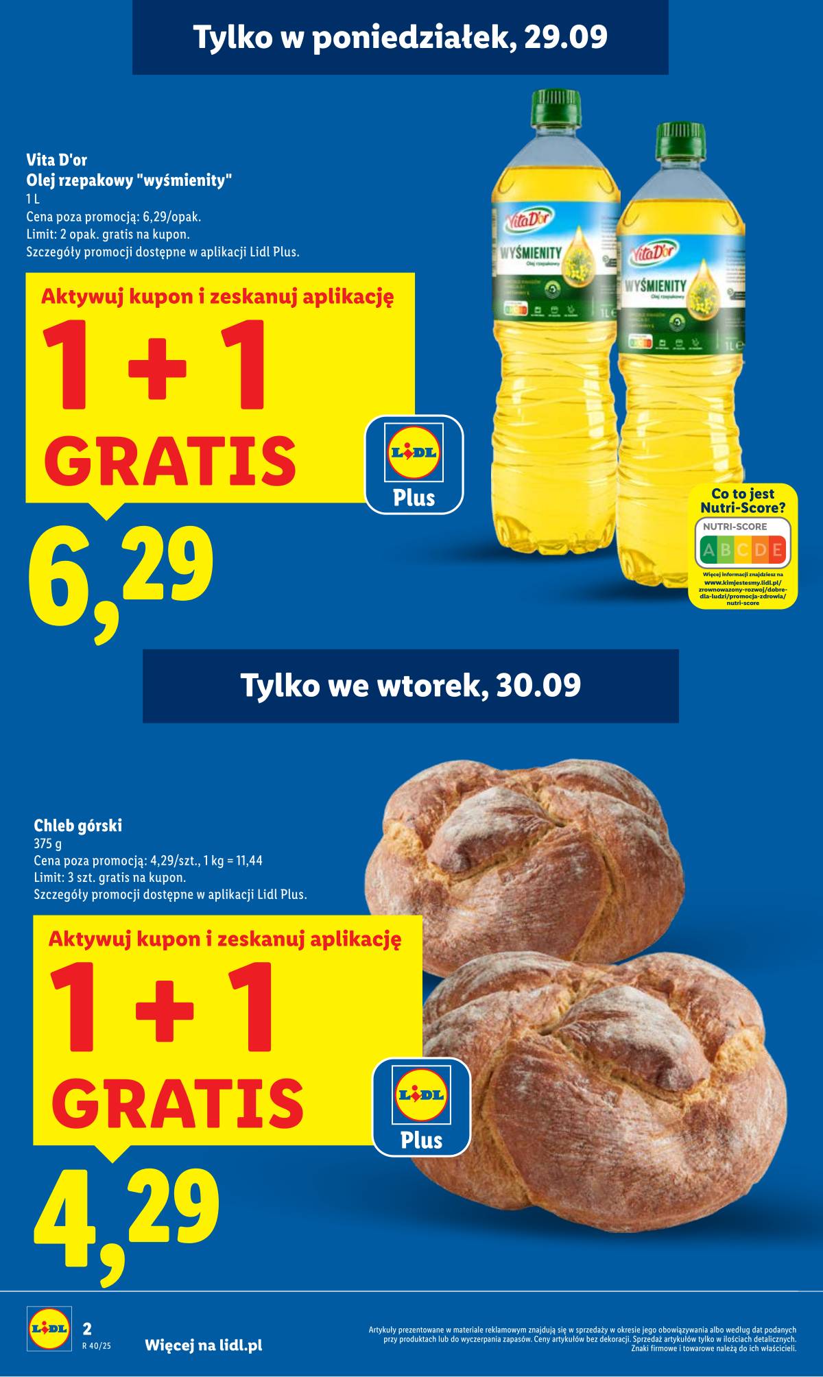 Lidl Lenkija - OFERTA WAŻNA OD 29.09 DO 01.10 2 puslapis