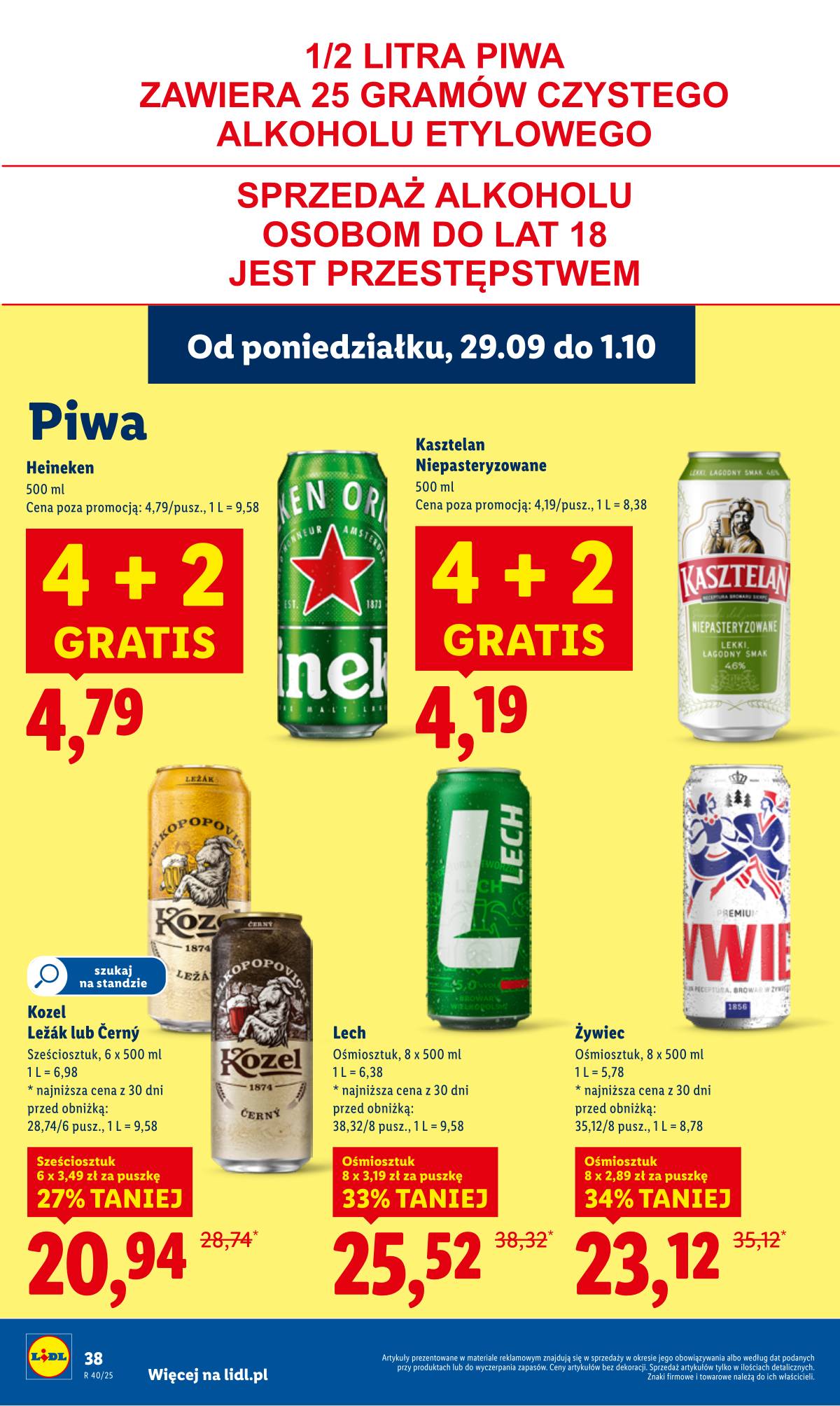 Lidl Lenkija - OFERTA WAŻNA OD 29.09 DO 01.10 44 puslapis