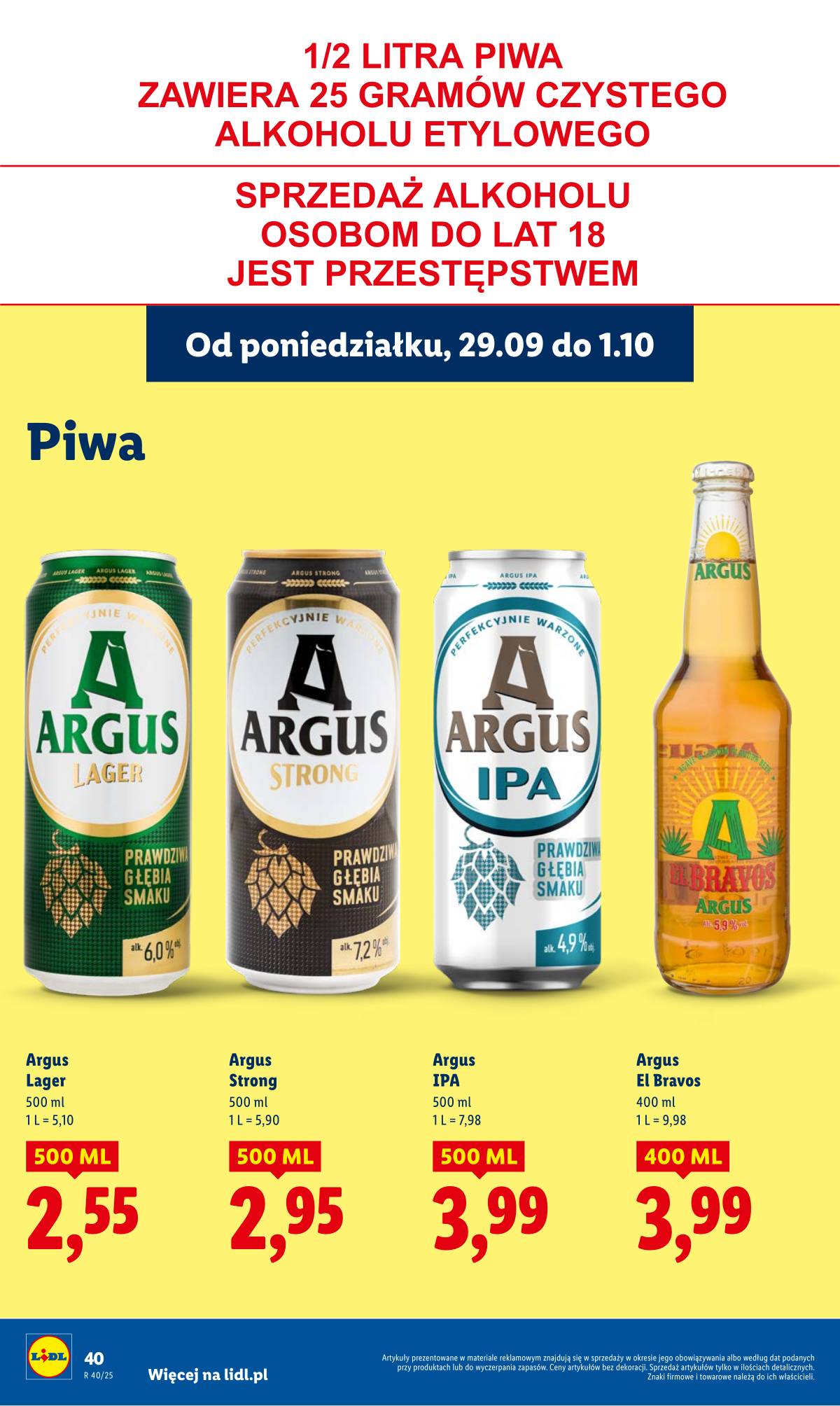 Lidl Lenkija - OFERTA WAŻNA OD 29.09 DO 01.10 46 puslapis