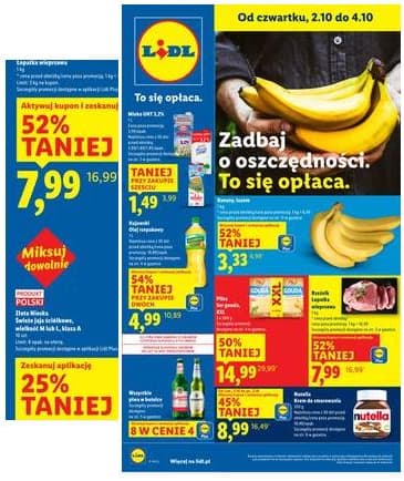 Lidl Lenkija - OFERTA WAŻNA OD 2.10 DO 4.10 2025-10-02 – 2025-10-04