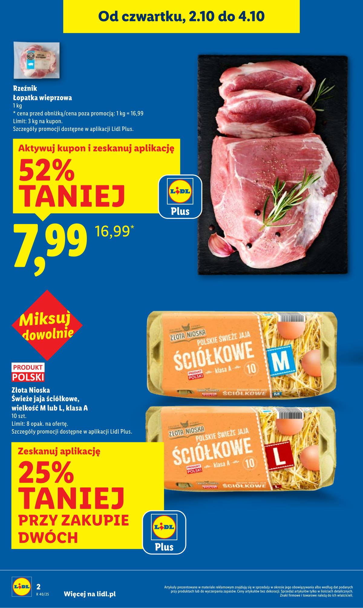 Lidl Lenkija - OFERTA WAŻNA OD 2.10 DO 4.10 2 puslapis
