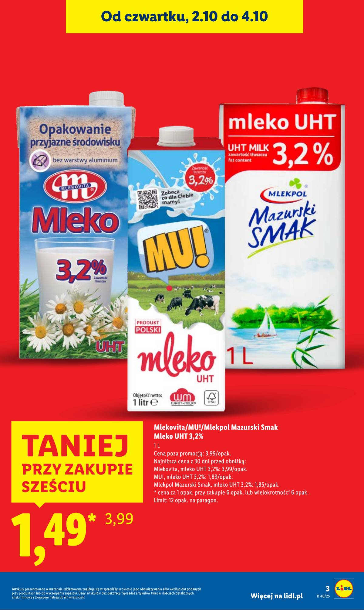 Lidl Lenkija - OFERTA WAŻNA OD 2.10 DO 4.10 3 puslapis
