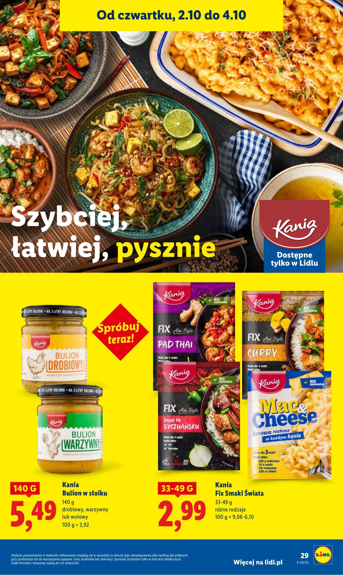 Lidl Lenkija - OFERTA WAŻNA OD 2.10 DO 4.10 33 puslapis
