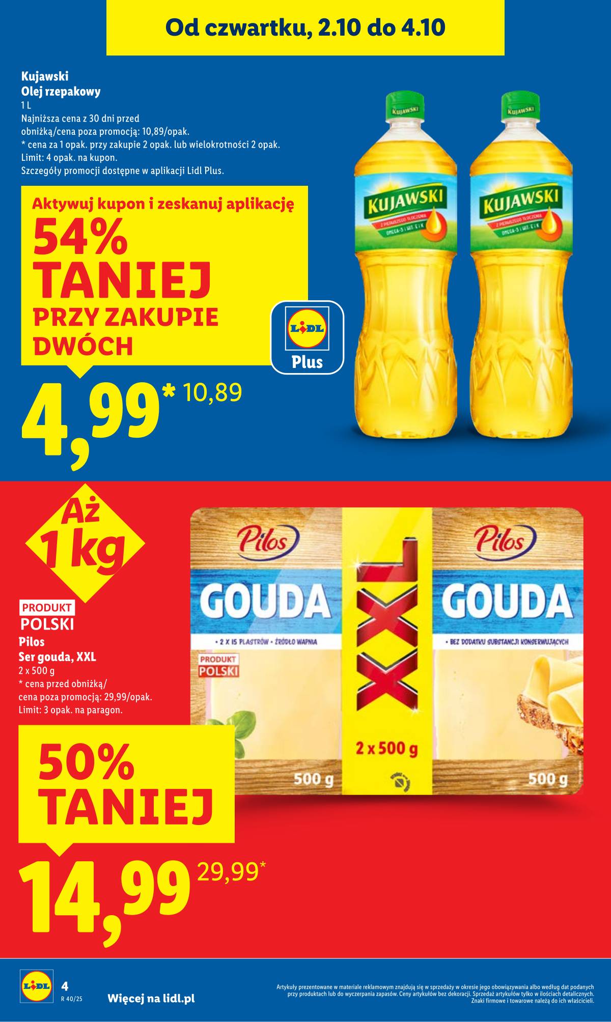 Lidl Lenkija - OFERTA WAŻNA OD 2.10 DO 4.10 4 puslapis
