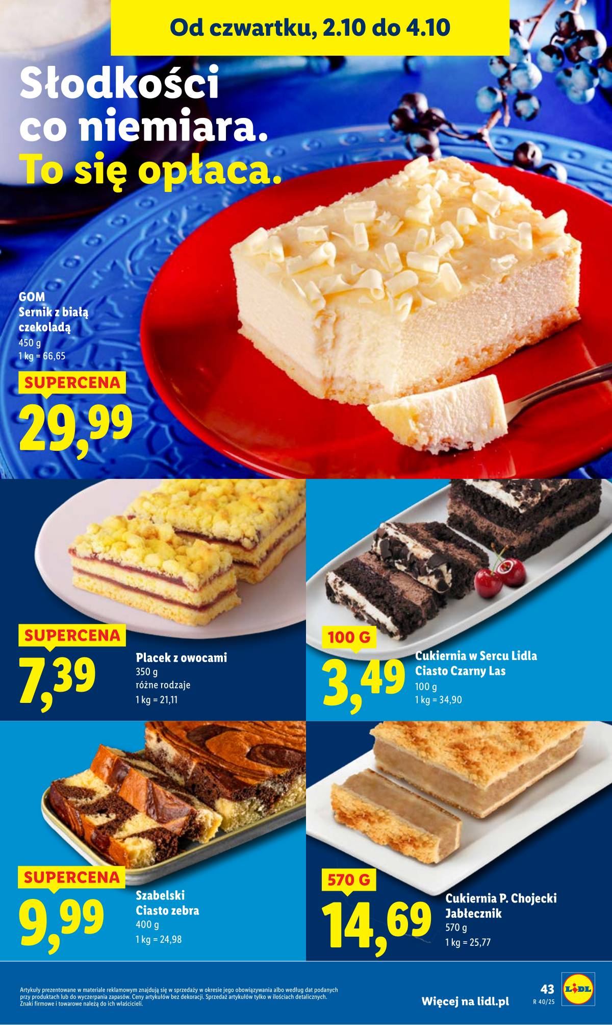 Lidl Lenkija - OFERTA WAŻNA OD 2.10 DO 4.10 47 puslapis