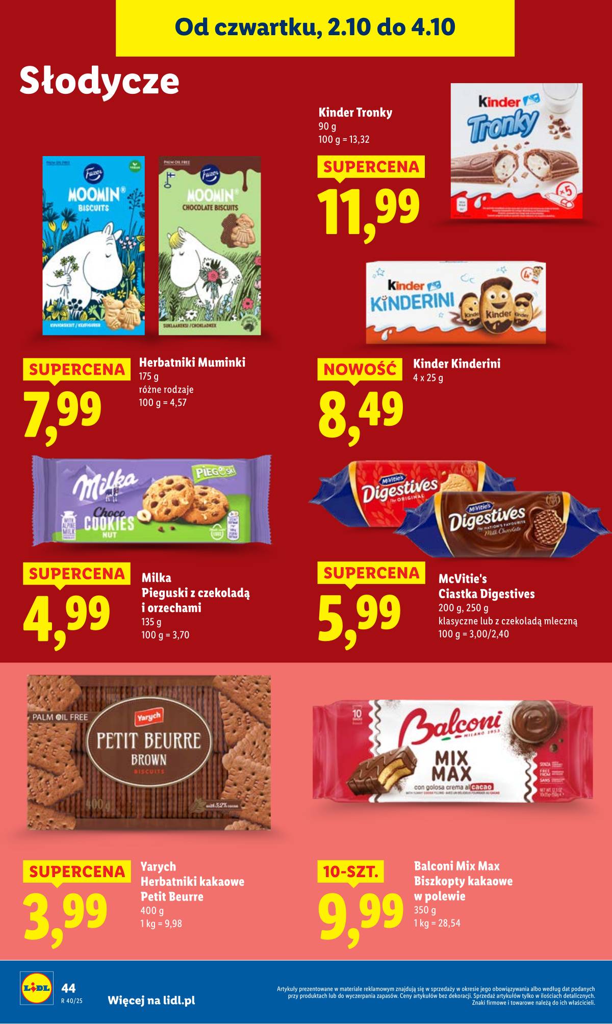 Lidl Lenkija - OFERTA WAŻNA OD 2.10 DO 4.10 48 puslapis