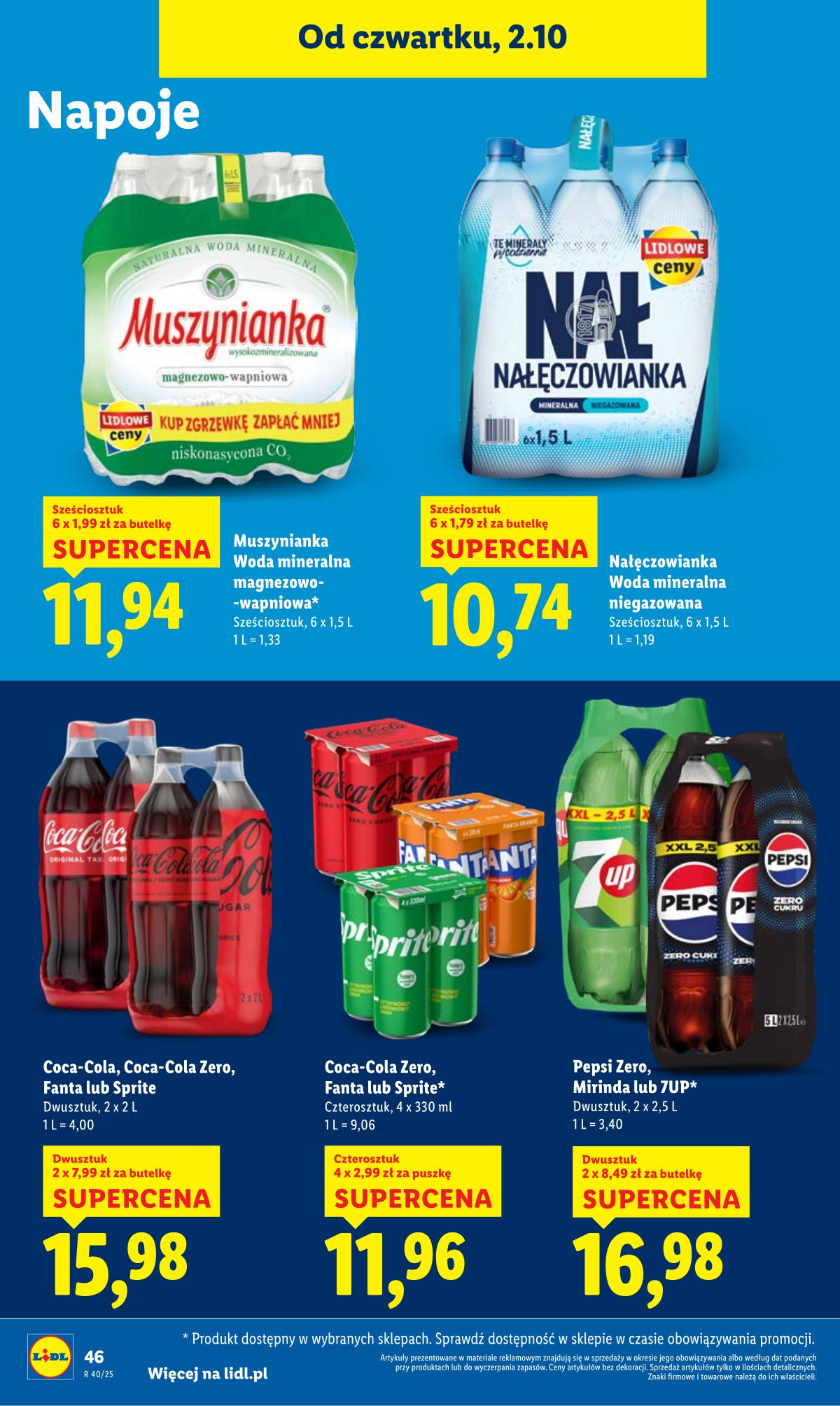Lidl Lenkija - OFERTA WAŻNA OD 2.10 DO 4.10 50 puslapis