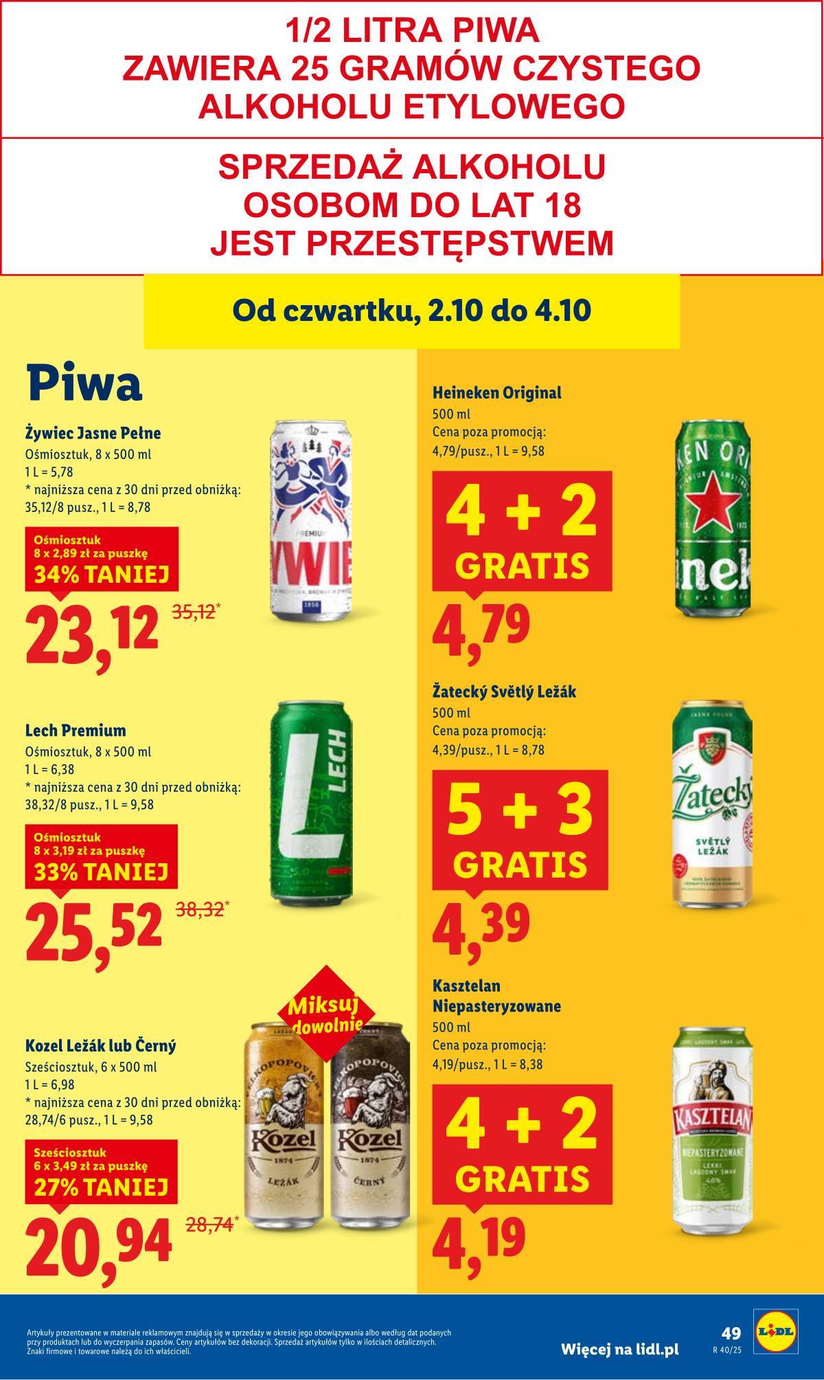 Lidl Lenkija - OFERTA WAŻNA OD 2.10 DO 4.10 53 puslapis