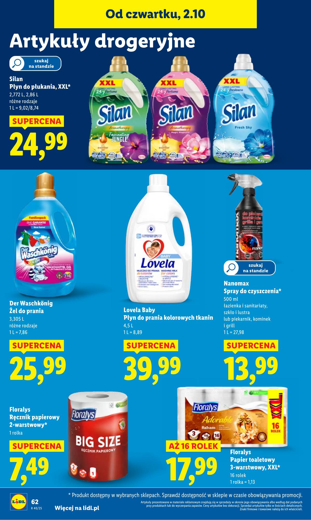 Lidl Lenkija - OFERTA WAŻNA OD 2.10 DO 4.10 66 puslapis