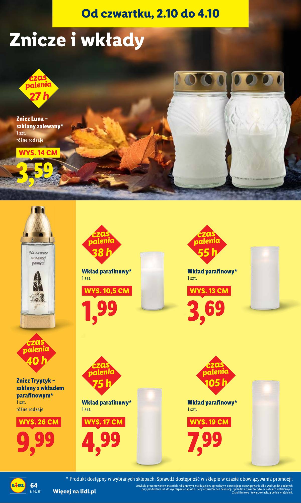 Lidl Lenkija - OFERTA WAŻNA OD 2.10 DO 4.10 68 puslapis