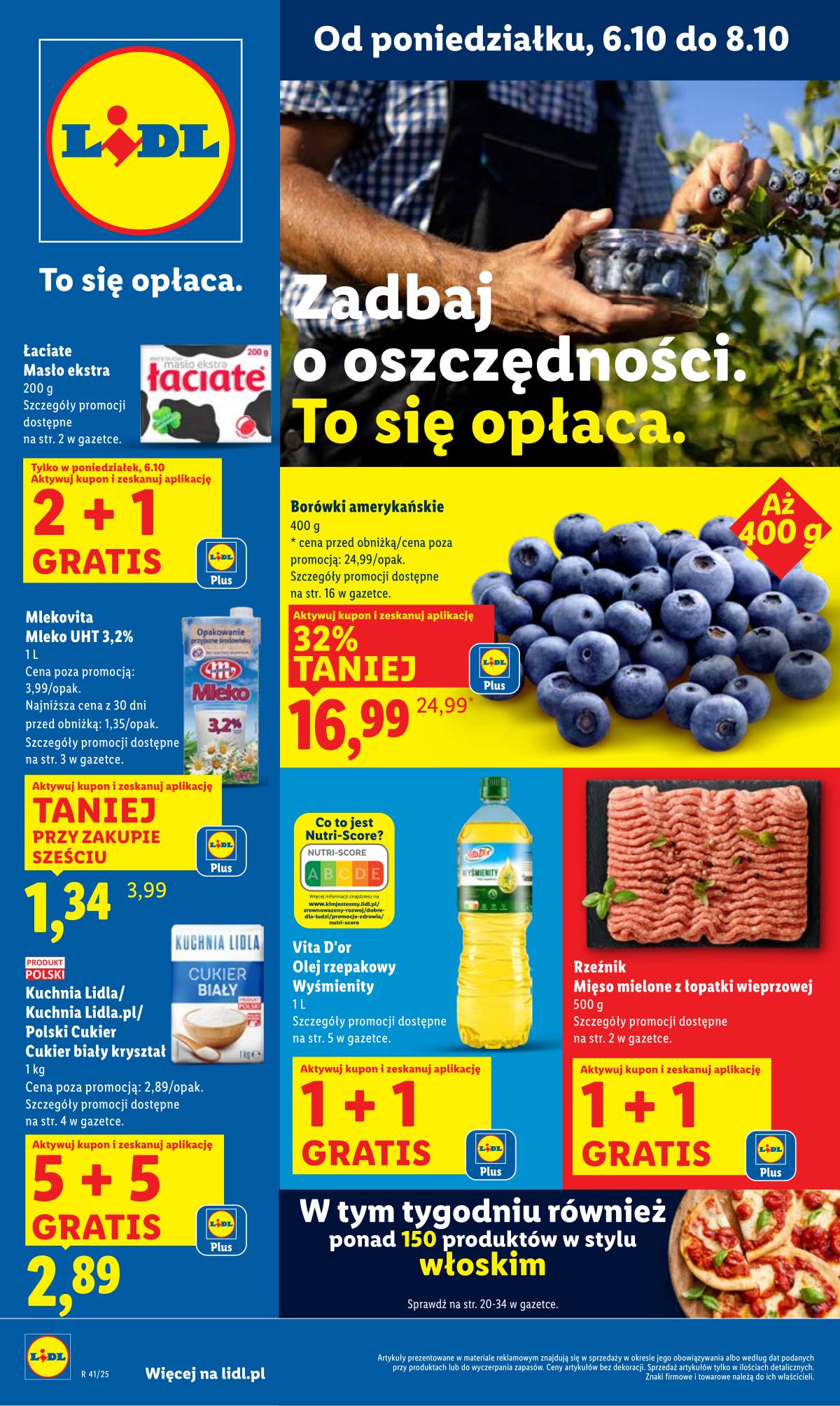 Lidl Lenkija - OFERTA WAŻNA OD 6.10 DO 8.10 1 puslapis