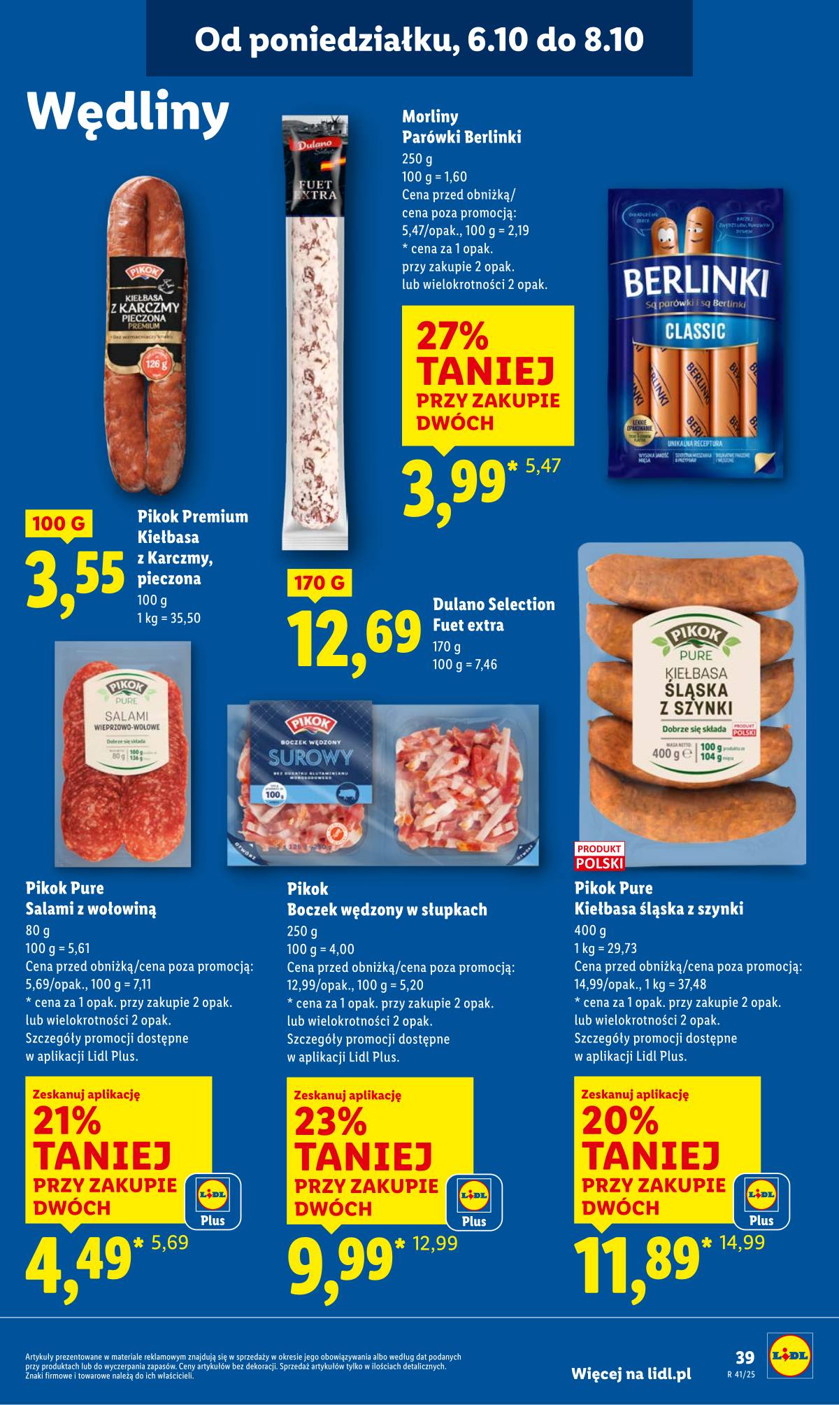 Lidl Lenkija - OFERTA WAŻNA OD 6.10 DO 8.10 39 puslapis