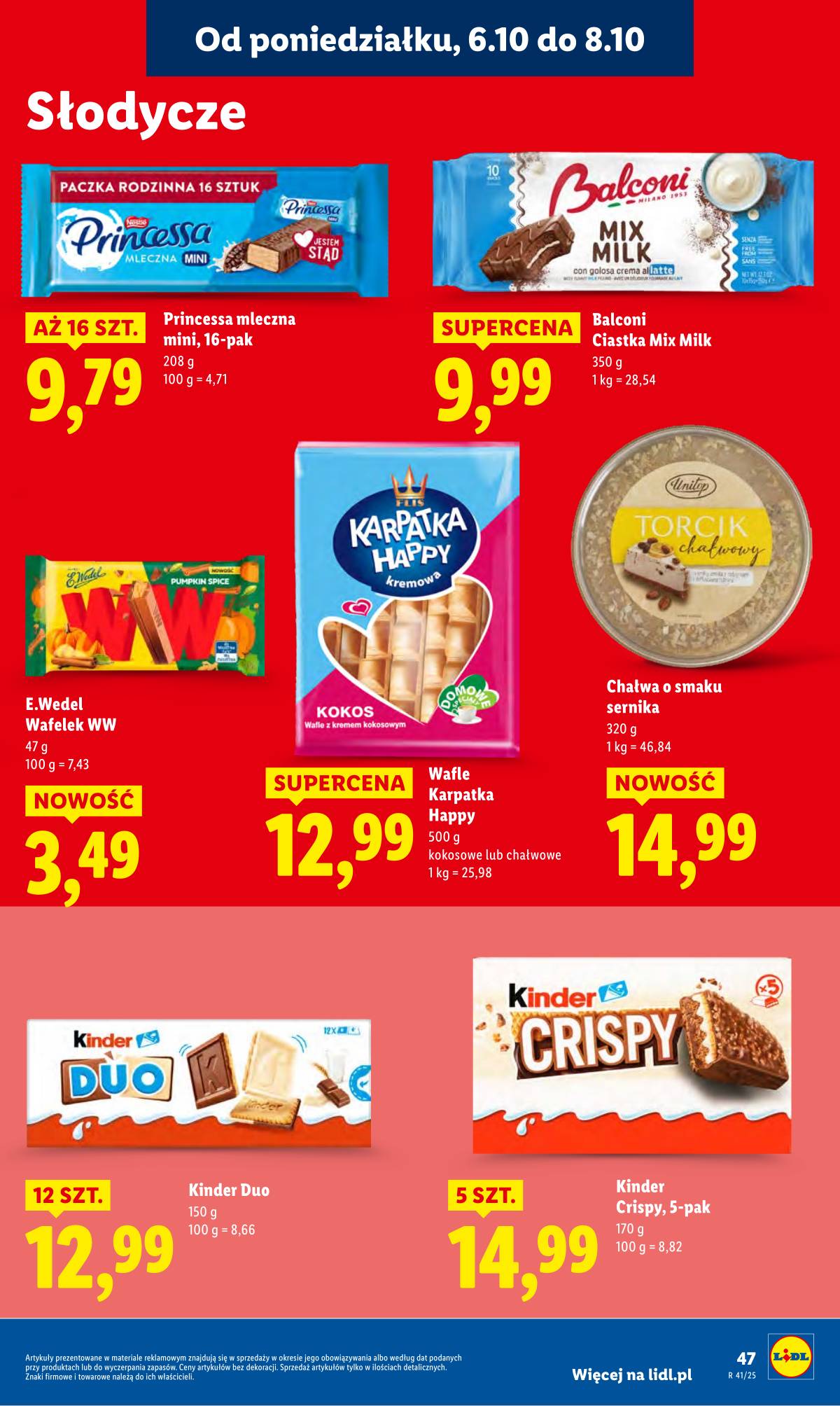 Lidl Lenkija - OFERTA WAŻNA OD 6.10 DO 8.10 47 puslapis