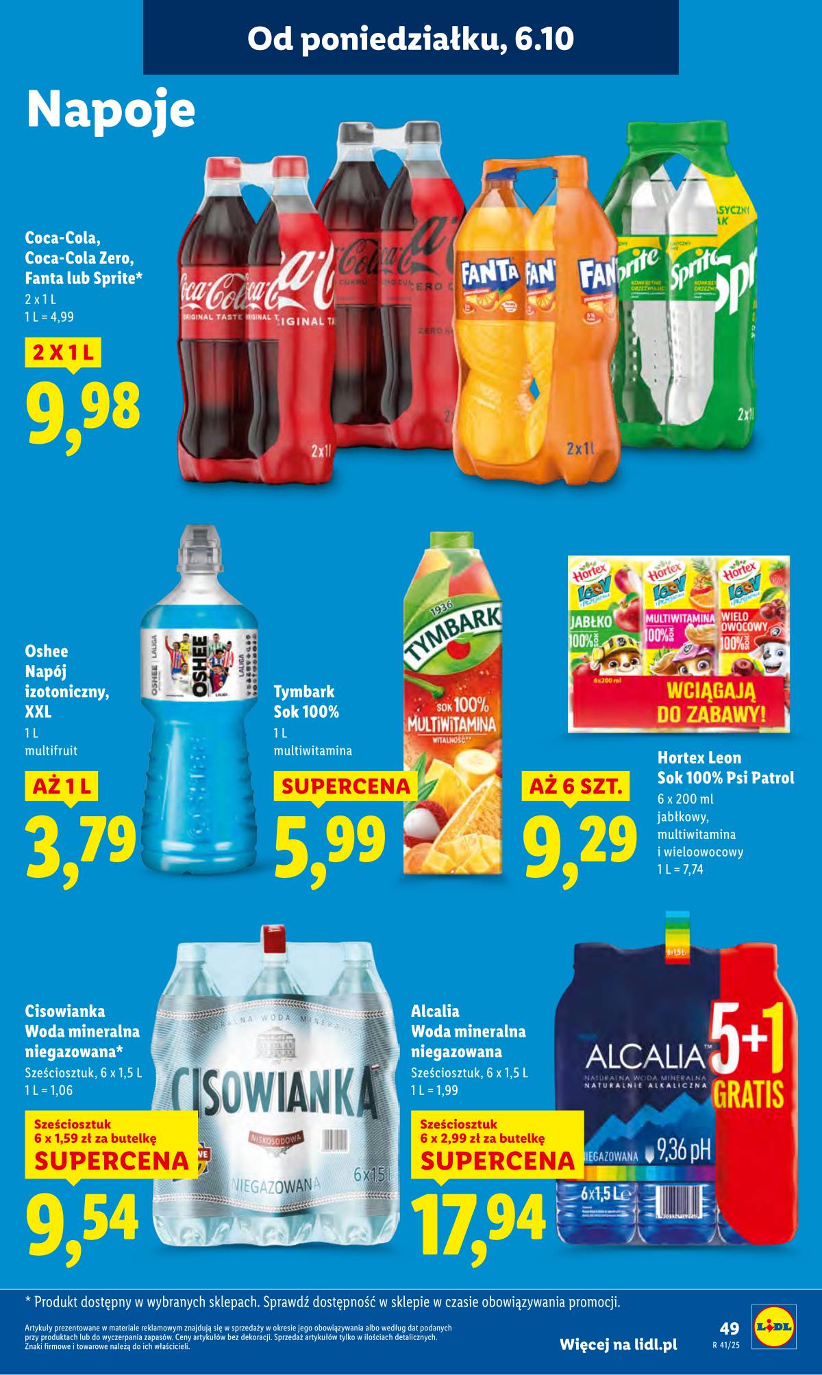 Lidl Lenkija - OFERTA WAŻNA OD 6.10 DO 8.10 49 puslapis