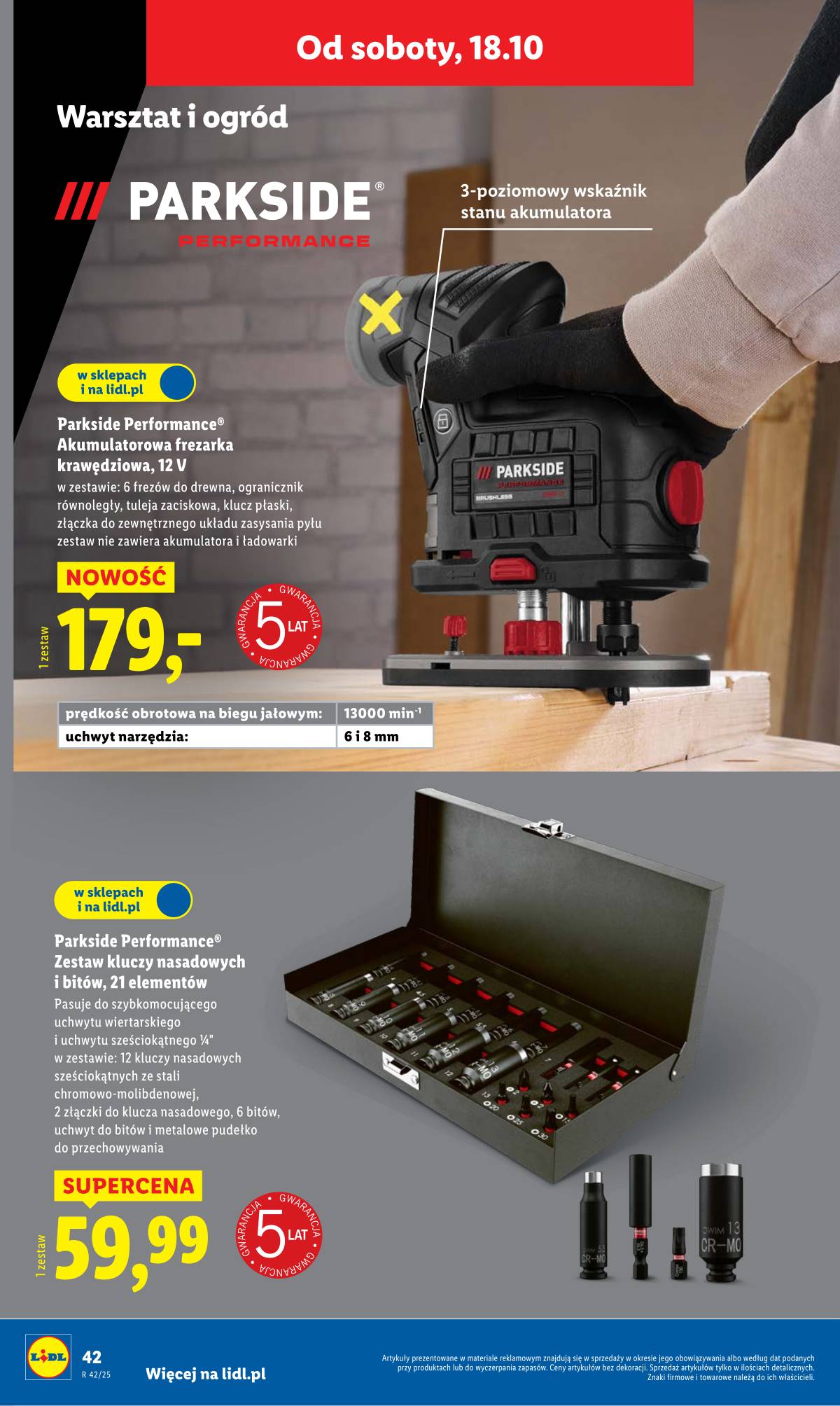 Lidl Lenkija - OFERTA WAŻNA OD 13.10 50 puslapis