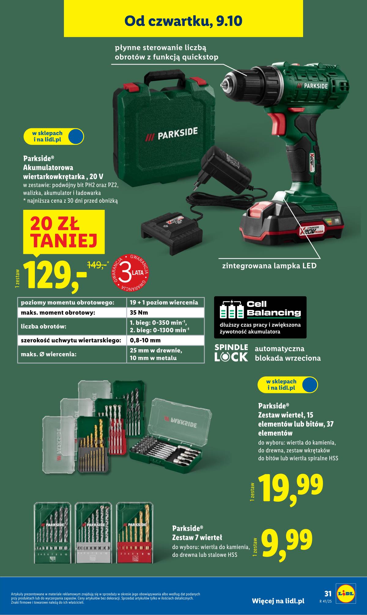 Lidl Lenkija - OFERTA WAŻNA OD 6.10 35 puslapis