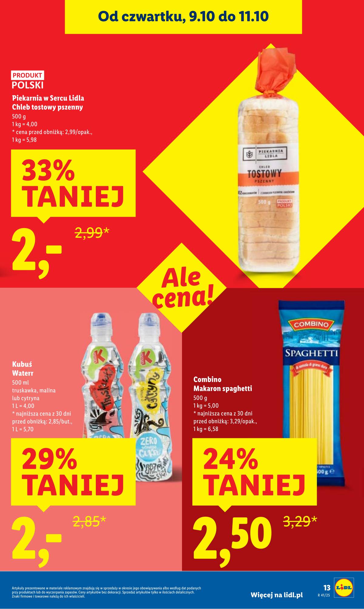 Lidl Lenkija - OFERTA WAŻNA OD 9.10 DO 11.10 13 puslapis
