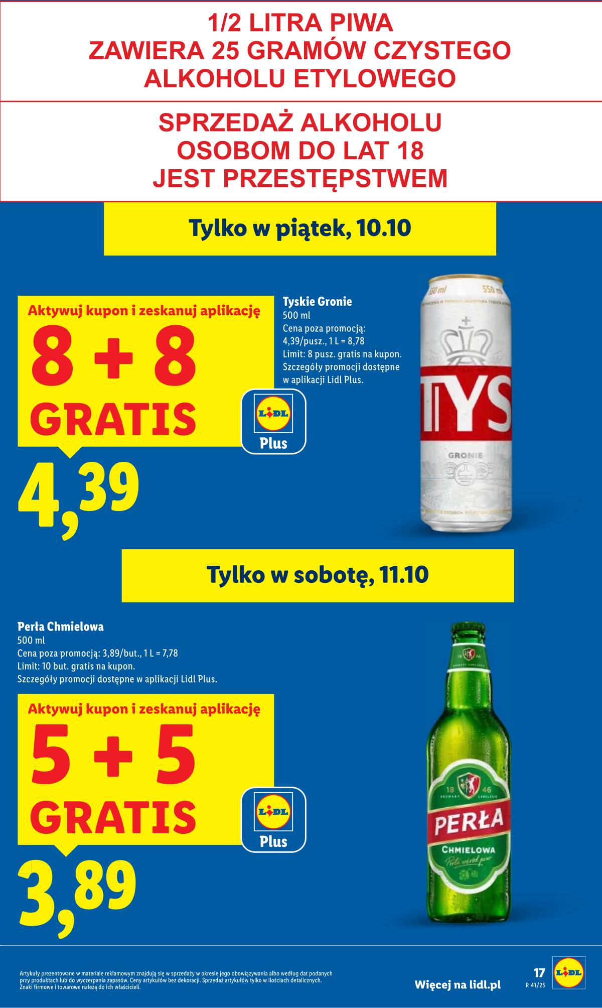 Lidl Lenkija - OFERTA WAŻNA OD 9.10 DO 11.10 17 puslapis