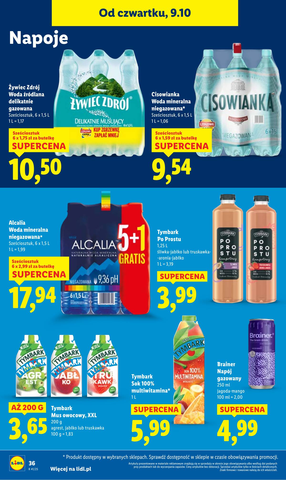 Lidl Lenkija - OFERTA WAŻNA OD 9.10 DO 11.10 42 puslapis