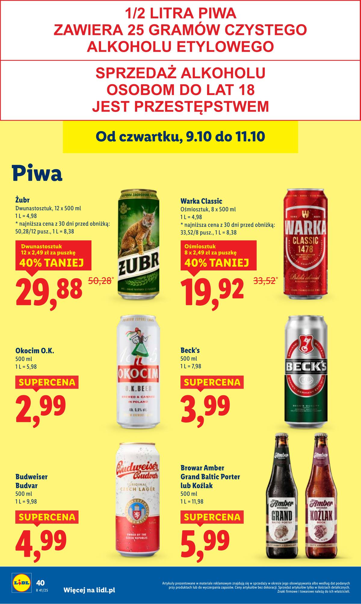 Lidl Lenkija - OFERTA WAŻNA OD 9.10 DO 11.10 46 puslapis