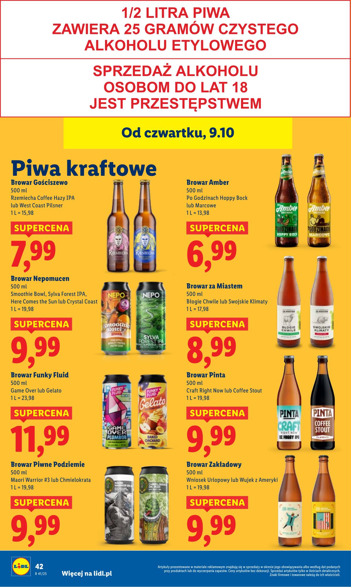 Lidl Lenkija - OFERTA WAŻNA OD 9.10 DO 11.10 48 puslapis