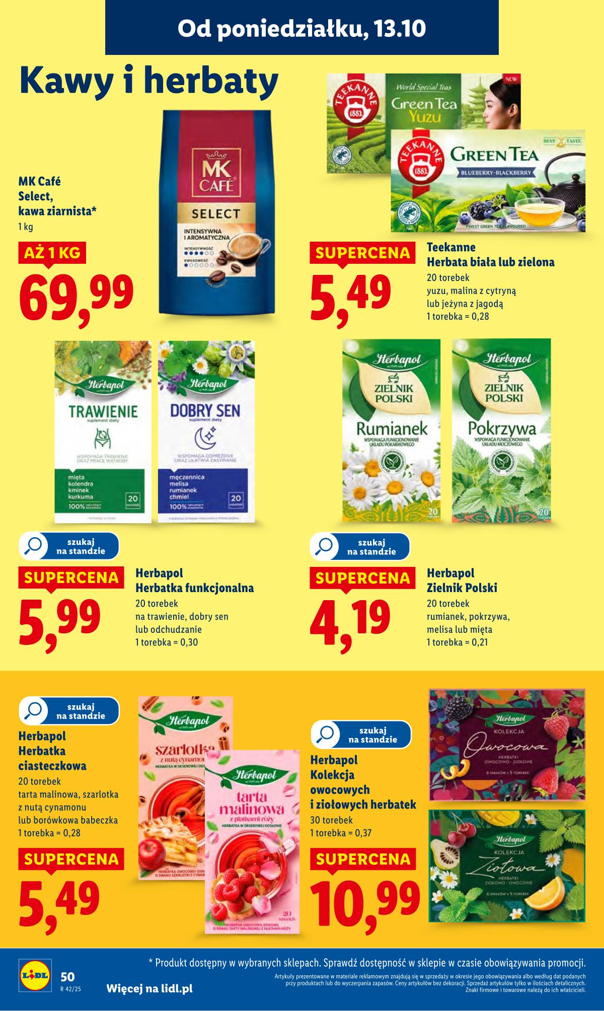 Lidl Lenkija - OFERTA WAŻNA OD 13.10 DO 15.10 50 puslapis