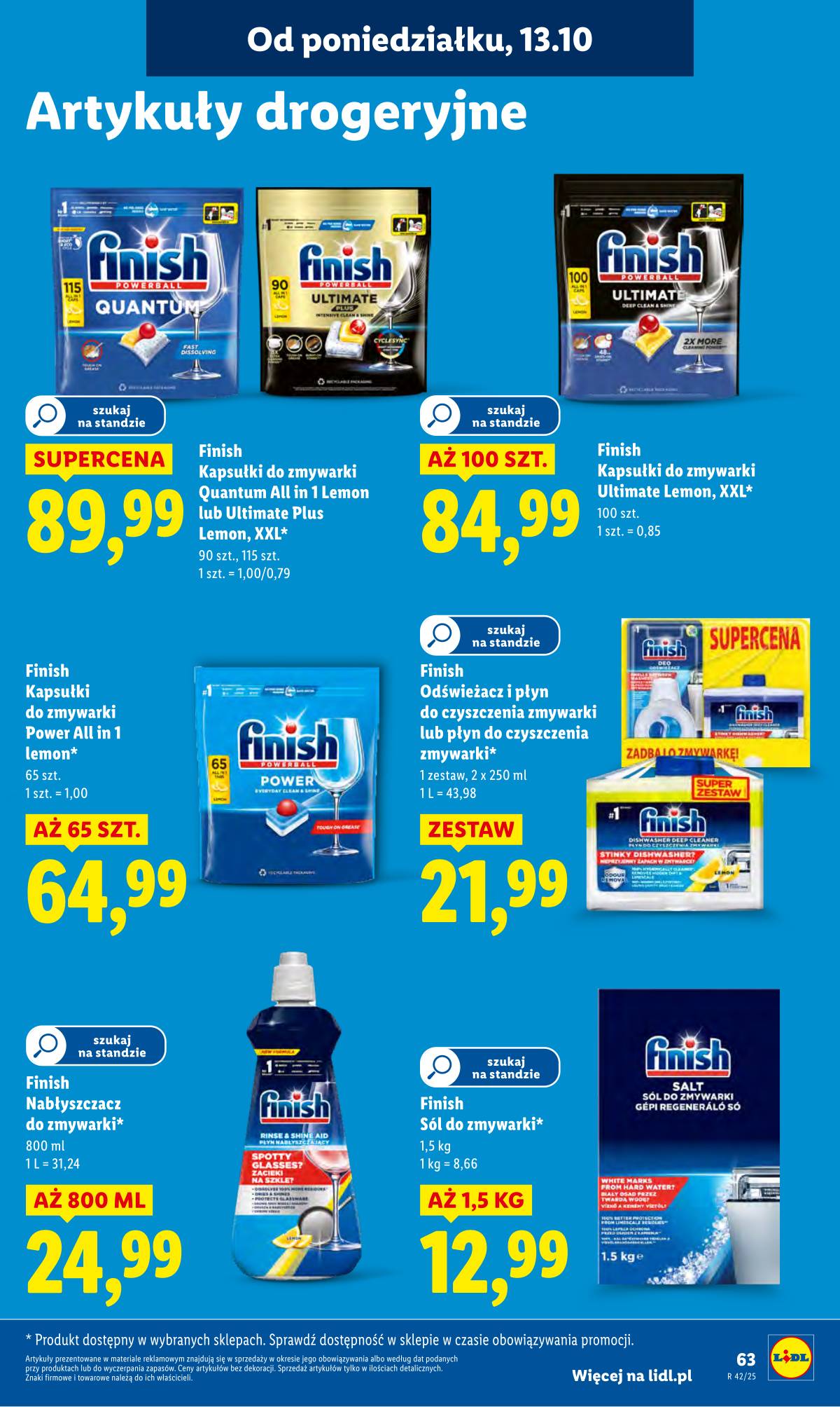 Lidl Lenkija - OFERTA WAŻNA OD 13.10 DO 15.10 63 puslapis