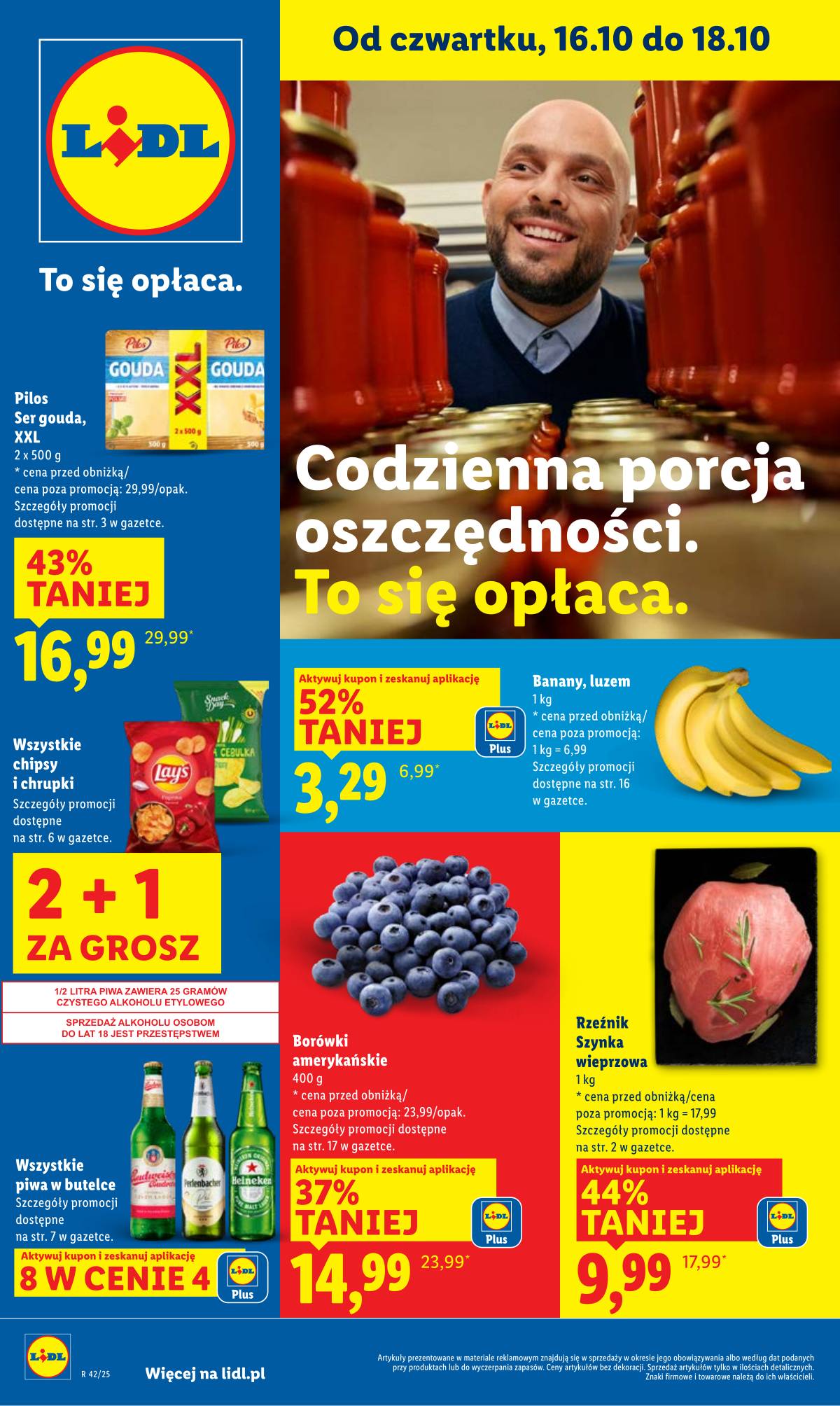 Lidl Lenkija - OFERTA WAŻNA OD 16.10 DO 18.10 1 puslapis