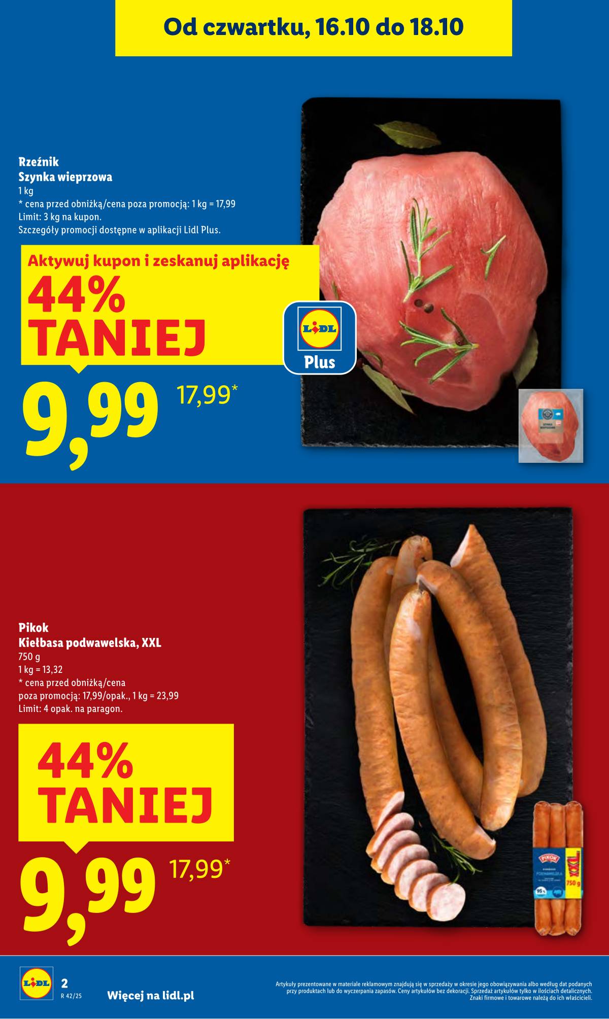 Lidl Lenkija - OFERTA WAŻNA OD 16.10 DO 18.10 2 puslapis