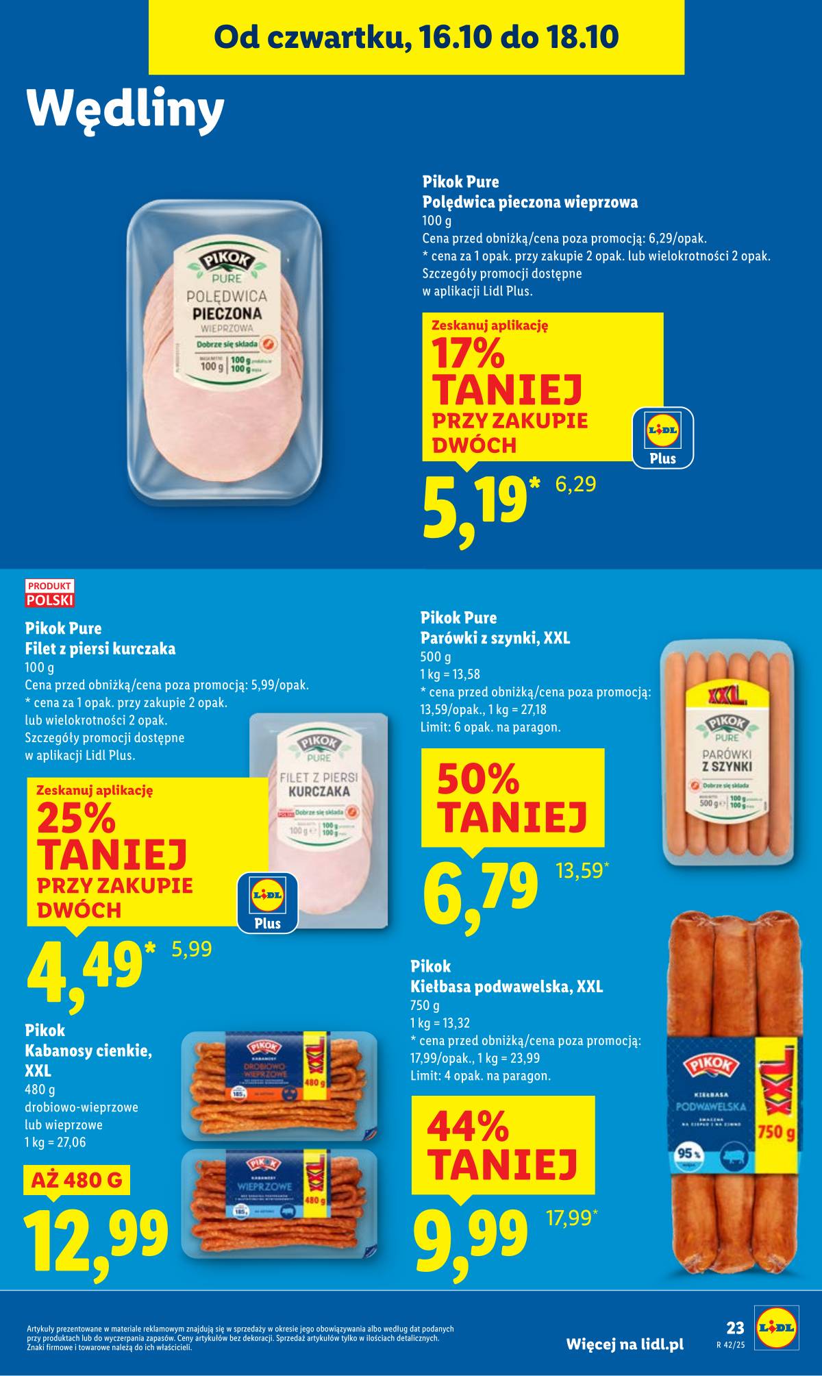 Lidl Lenkija - OFERTA WAŻNA OD 16.10 DO 18.10 27 puslapis