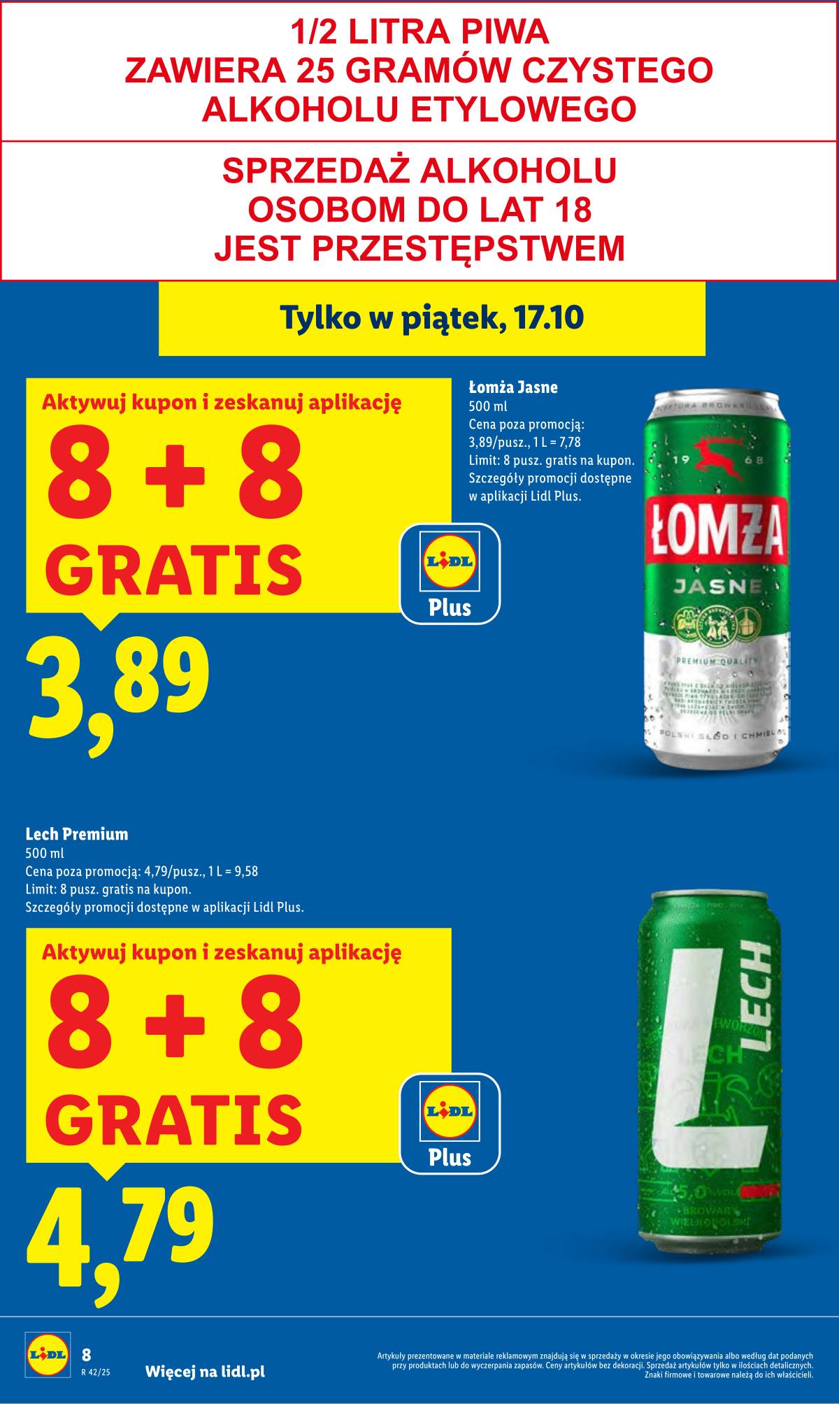 Lidl Lenkija - OFERTA WAŻNA OD 16.10 DO 18.10 8 puslapis