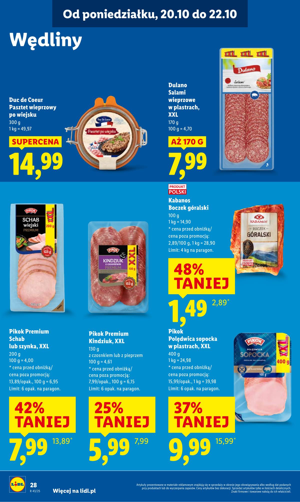 Lidl Lenkija - OFERTA WAŻNA OD 20.10 DO 22.10 28 puslapis