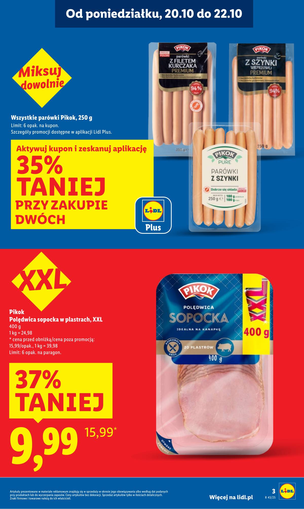 Lidl Lenkija - OFERTA WAŻNA OD 20.10 DO 22.10 3 puslapis