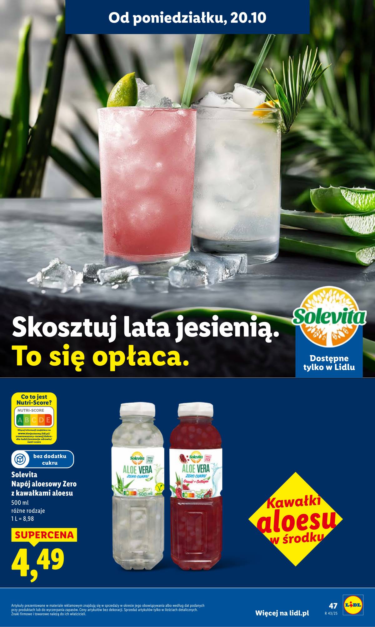 Lidl Lenkija - OFERTA WAŻNA OD 20.10 DO 22.10 47 puslapis