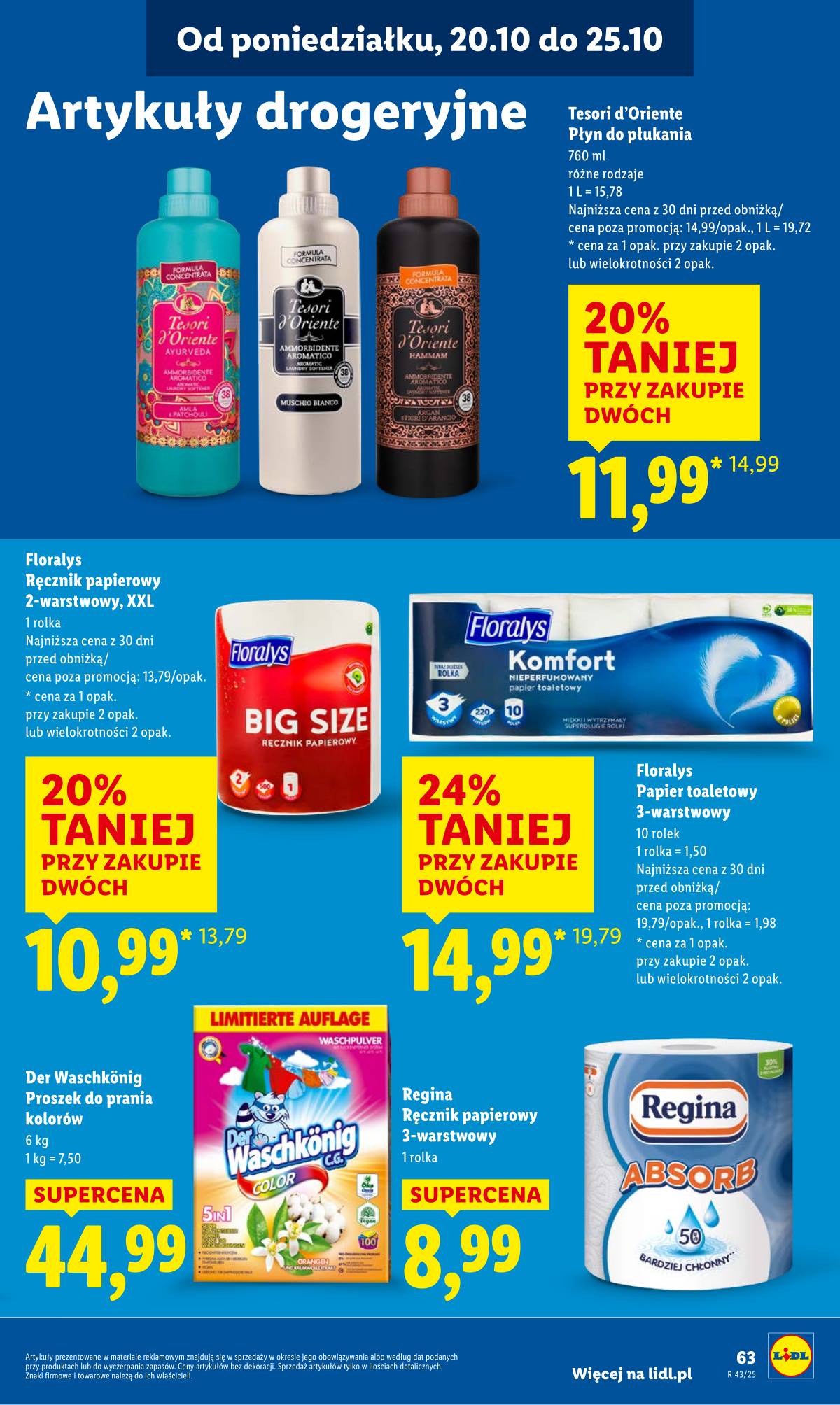 Lidl Lenkija - OFERTA WAŻNA OD 20.10 DO 22.10 63 puslapis