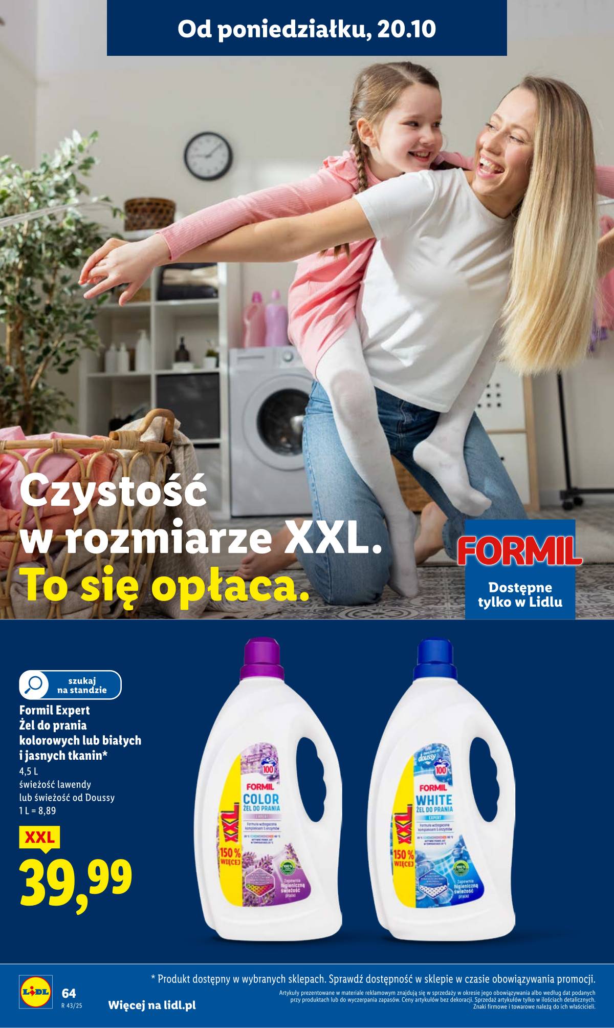 Lidl Lenkija - OFERTA WAŻNA OD 20.10 DO 22.10 64 puslapis