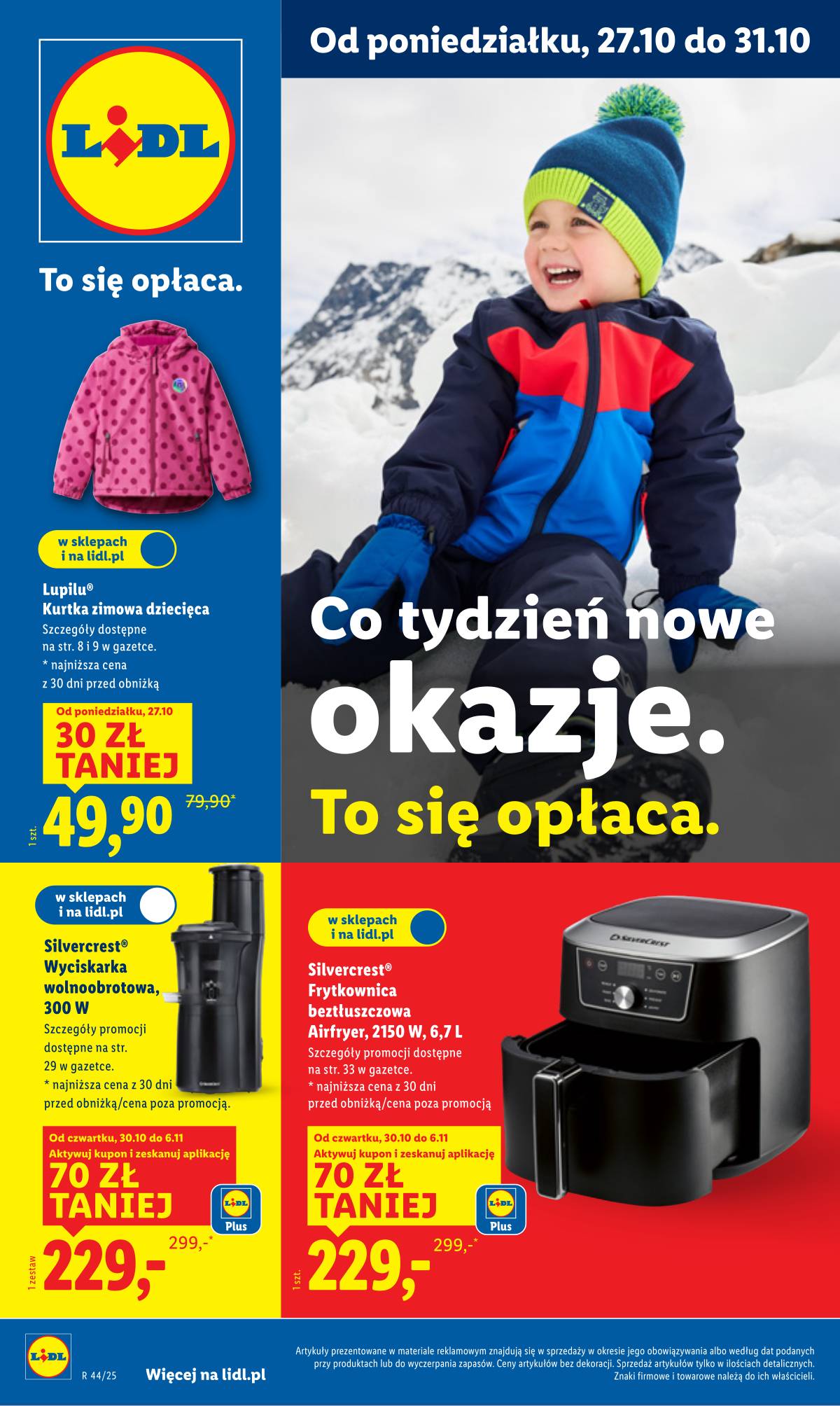 Lidl Lenkija - OFERTA WAŻNA OD 27.10 1 puslapis
