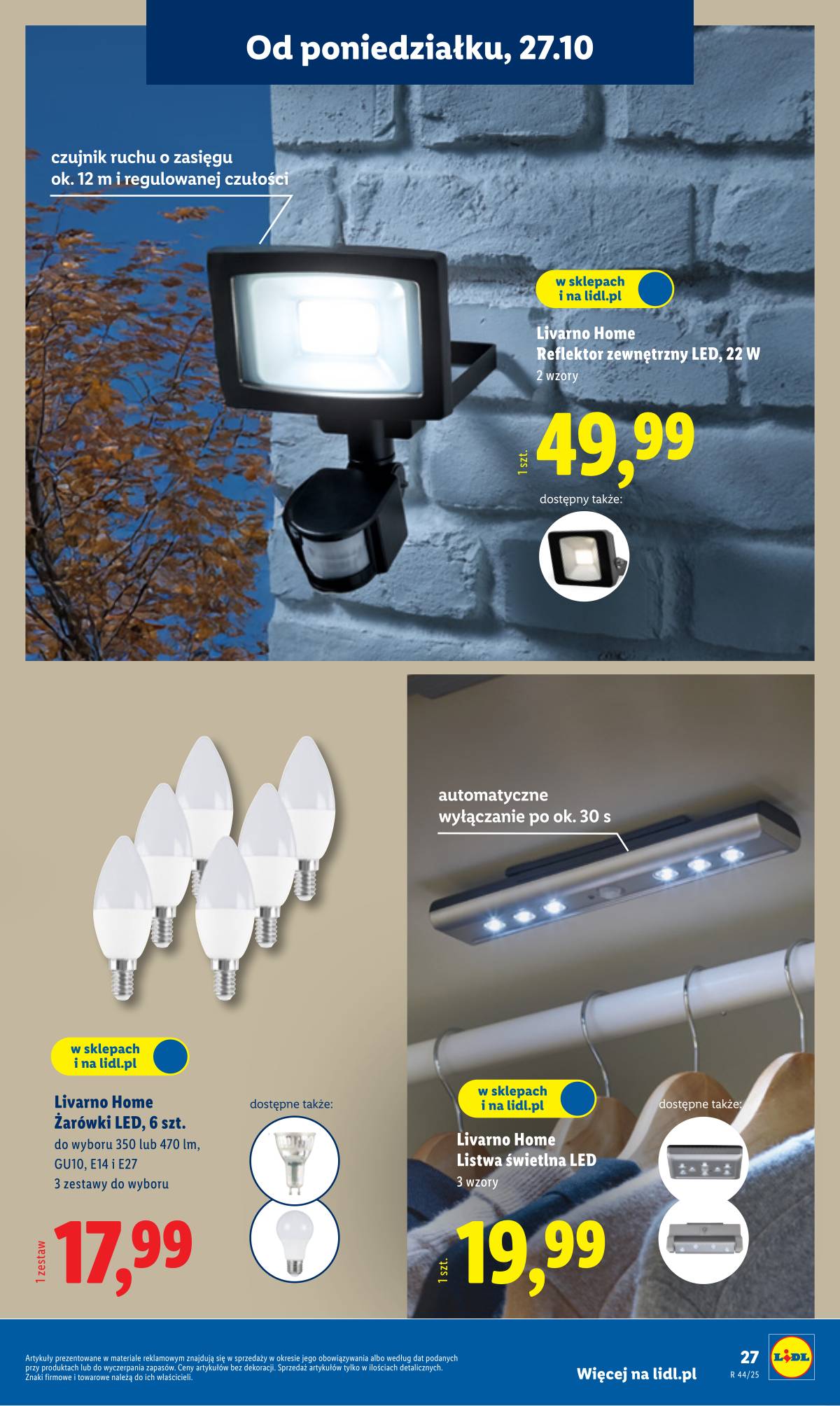 Lidl Lenkija - OFERTA WAŻNA OD 27.10 31 puslapis