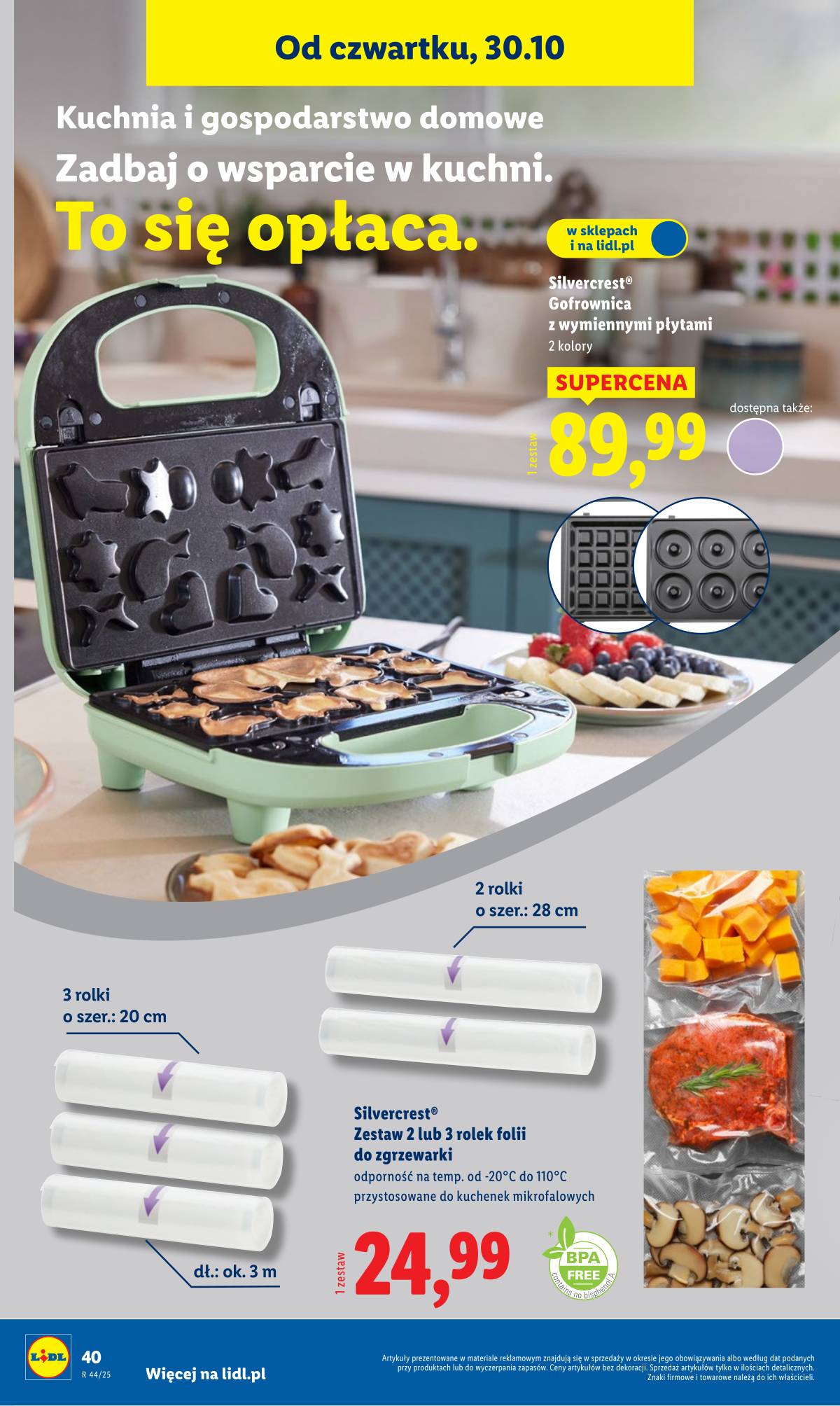 Lidl Lenkija - OFERTA WAŻNA OD 27.10 44 puslapis