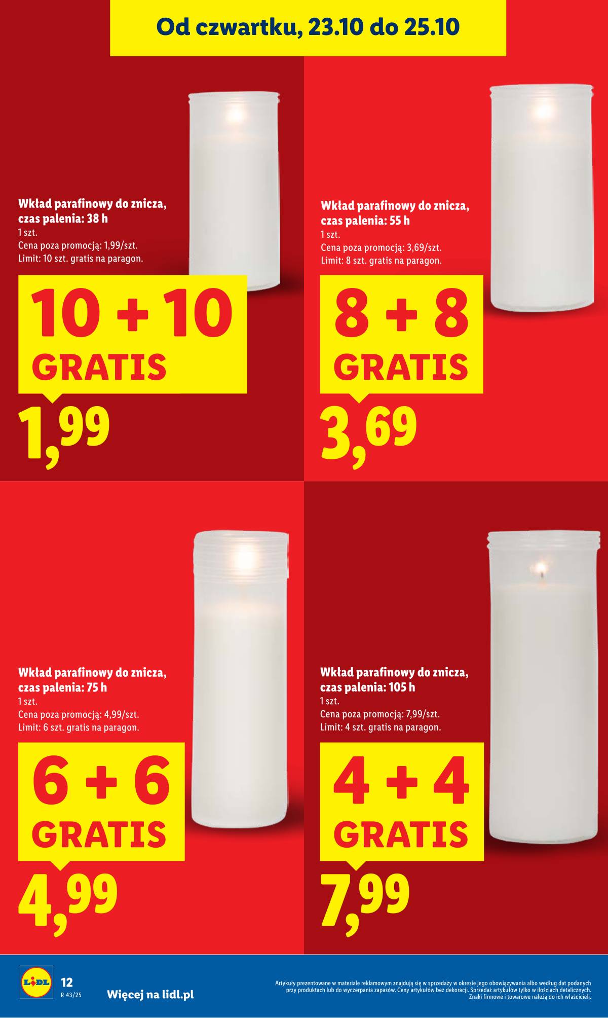 Lidl Lenkija - OFERTA WAŻNA OD 23.10 DO 25.10 12 puslapis