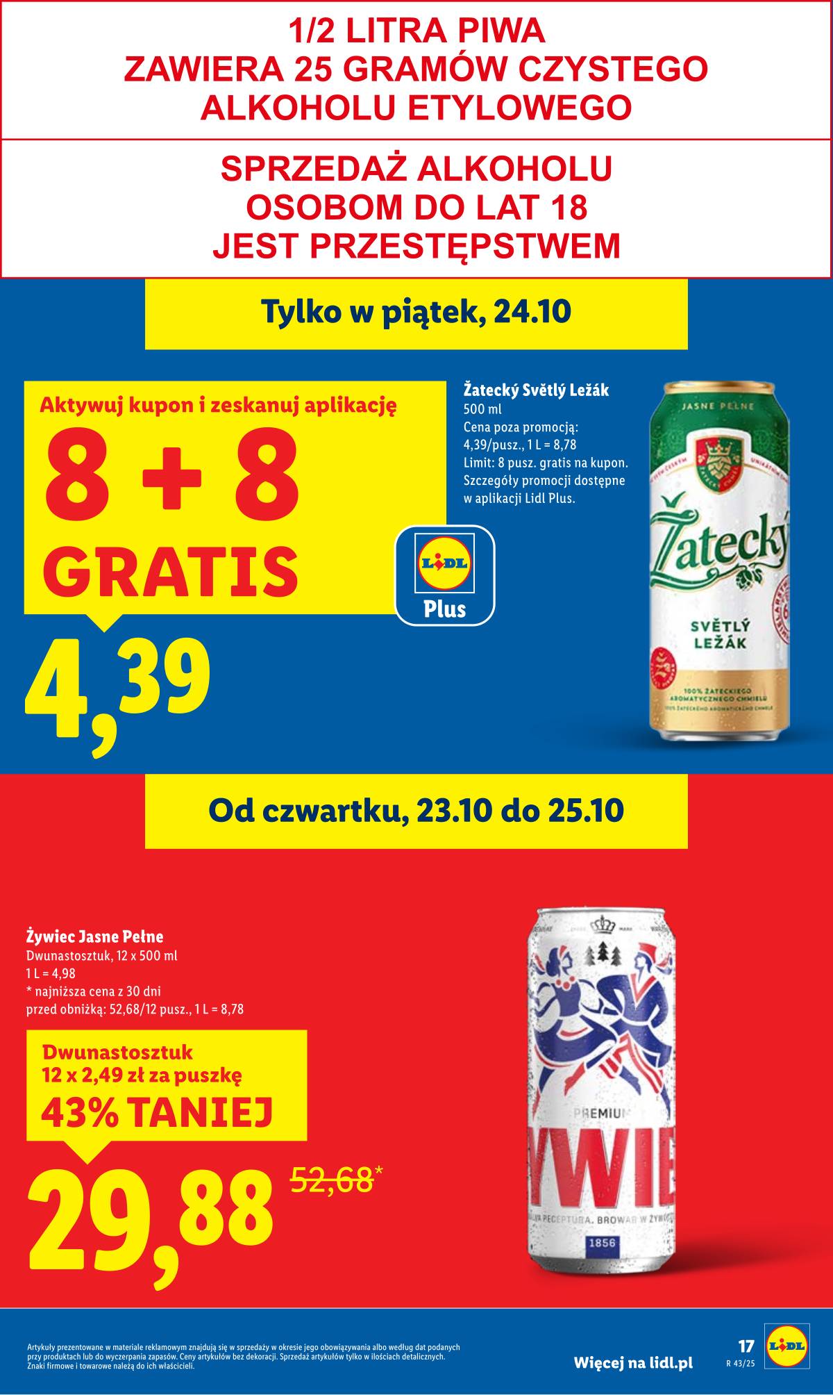 Lidl Lenkija - OFERTA WAŻNA OD 23.10 DO 25.10 17 puslapis