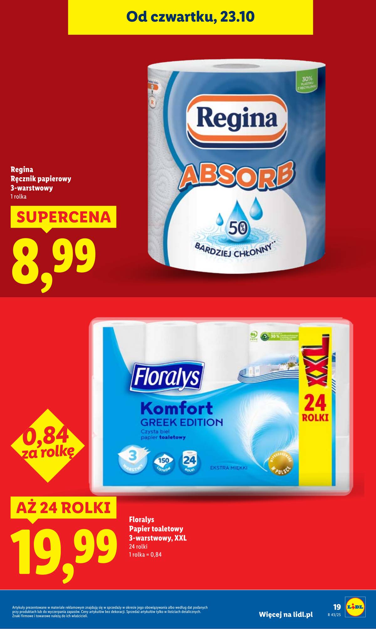 Lidl Lenkija - OFERTA WAŻNA OD 23.10 DO 25.10 19 puslapis