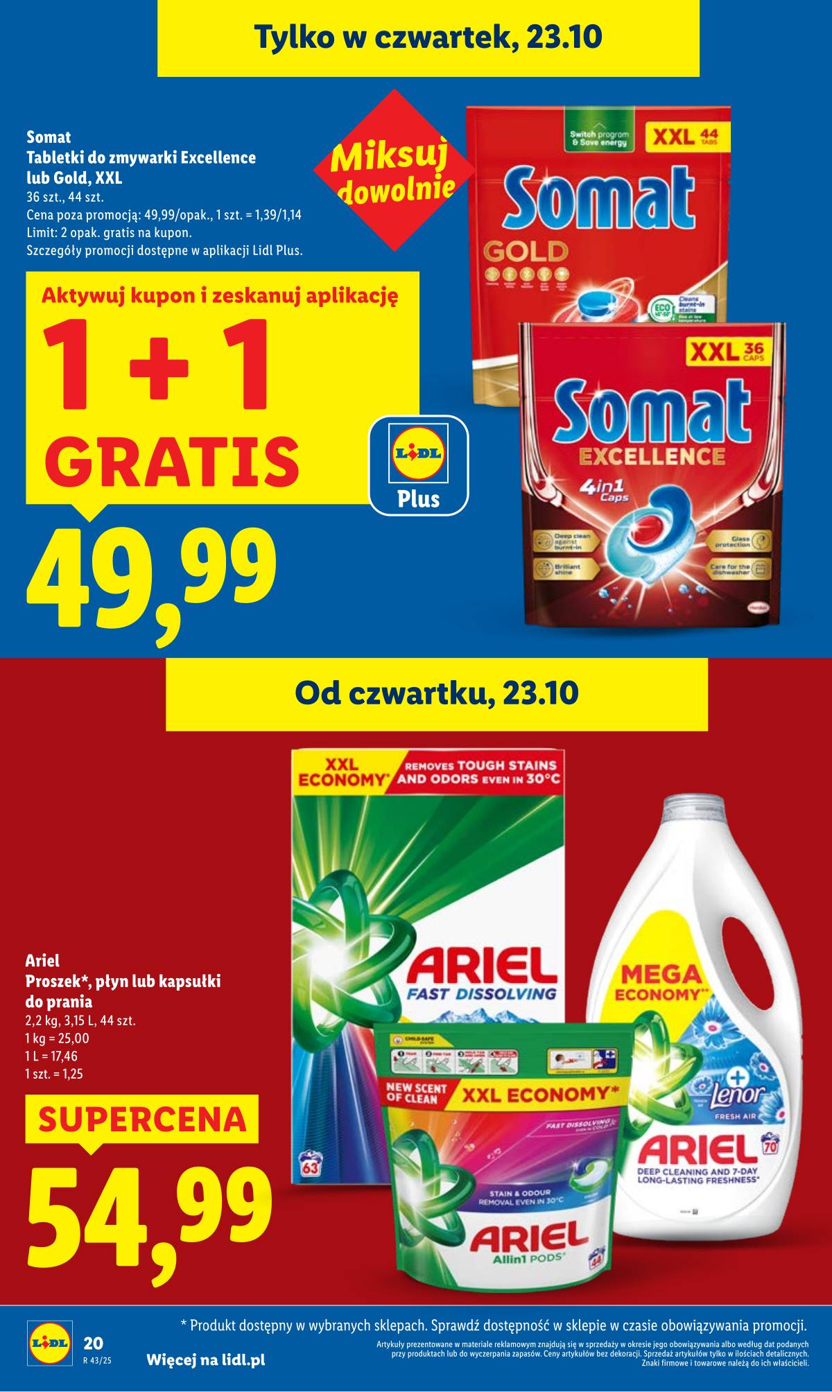 Lidl Lenkija - OFERTA WAŻNA OD 23.10 DO 25.10 20 puslapis