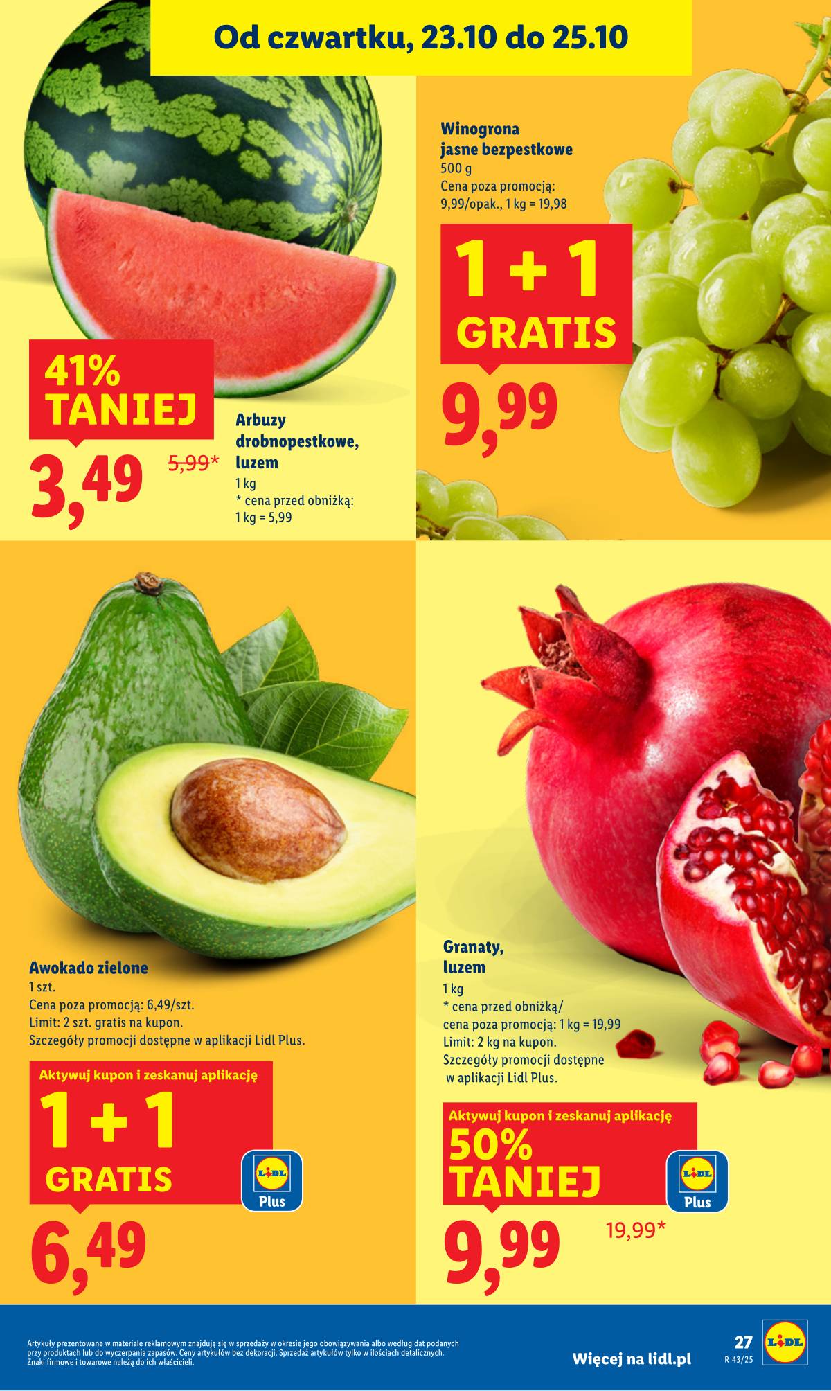 Lidl Lenkija - OFERTA WAŻNA OD 23.10 DO 25.10 31 puslapis