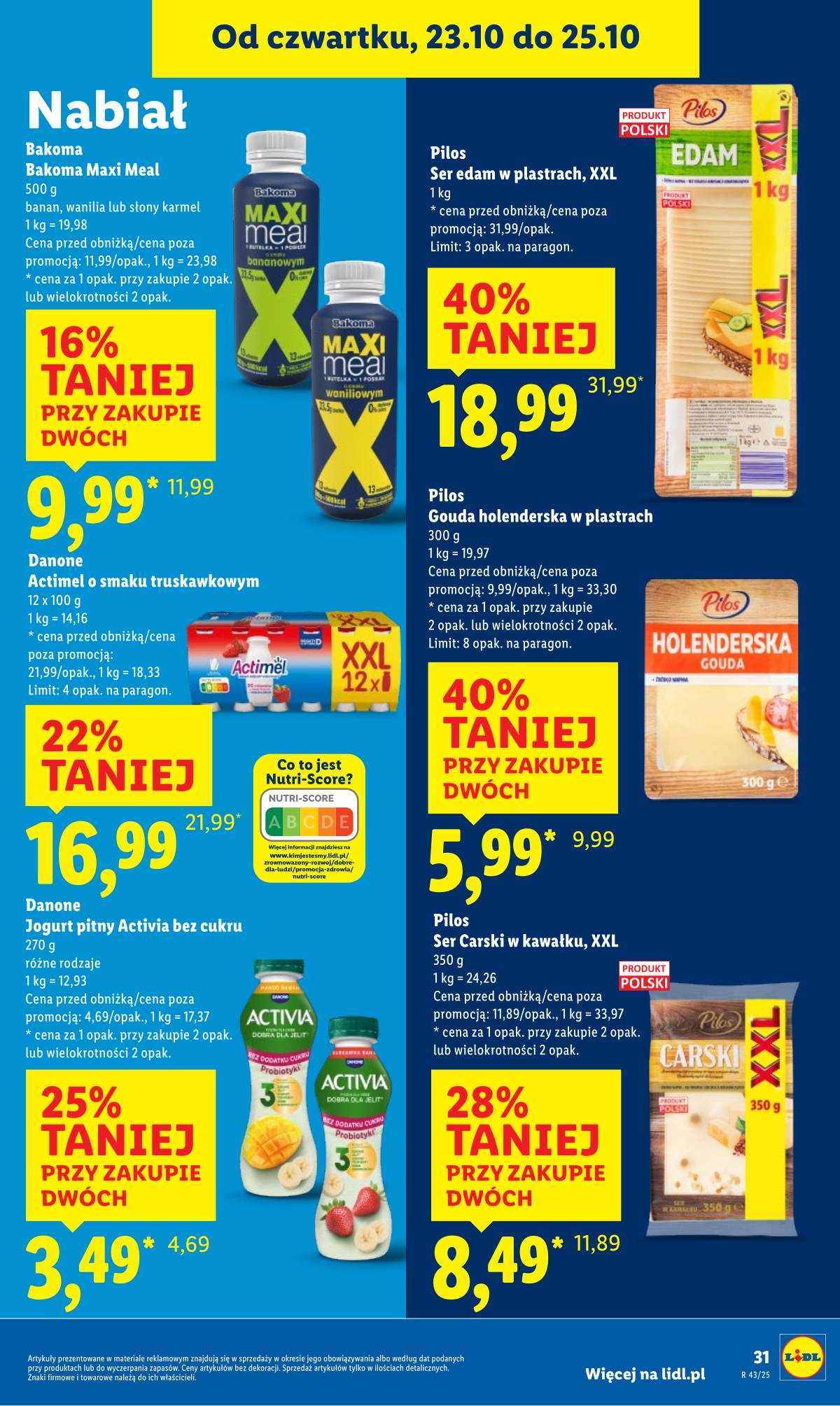 Lidl Lenkija - OFERTA WAŻNA OD 23.10 DO 25.10 35 puslapis