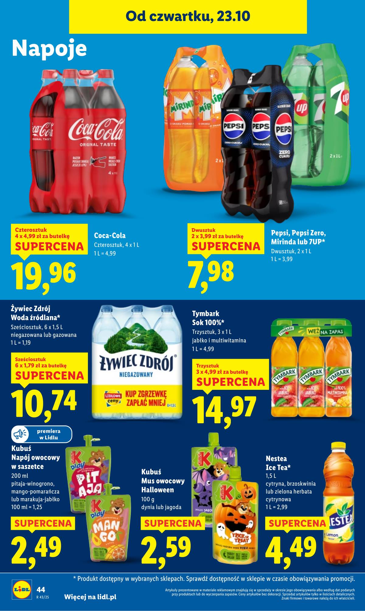 Lidl Lenkija - OFERTA WAŻNA OD 23.10 DO 25.10 48 puslapis