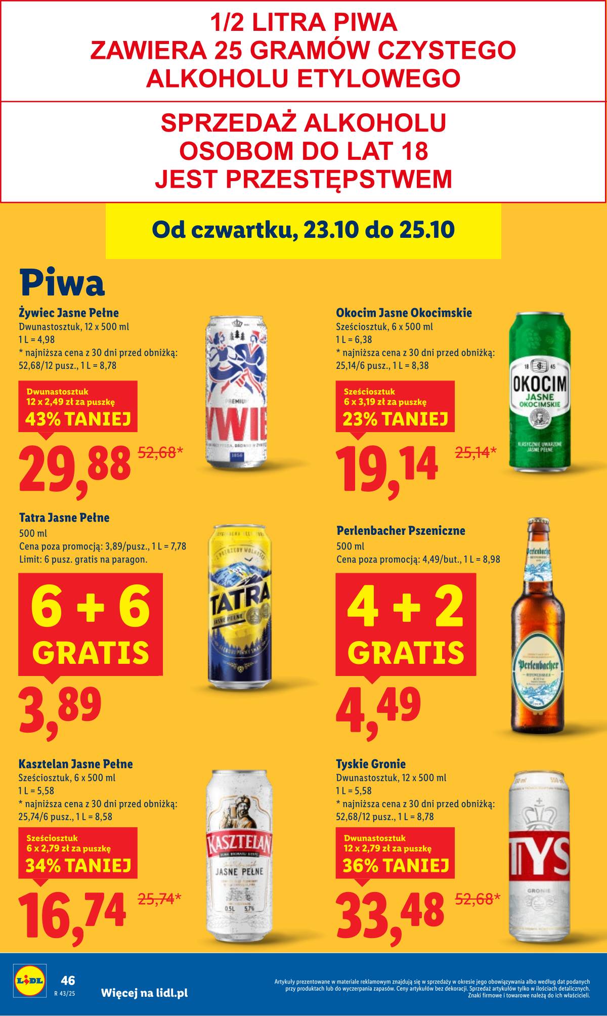 Lidl Lenkija - OFERTA WAŻNA OD 23.10 DO 25.10 50 puslapis